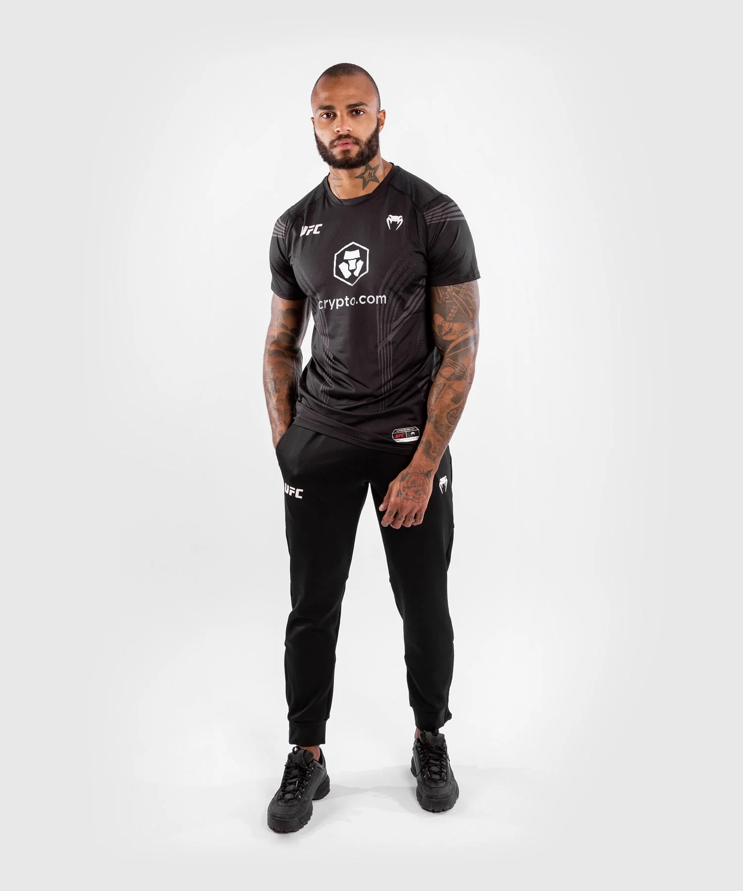 T-shirt Technique Homme UFC Venum Authentic Fight Night - Noir - Image 10