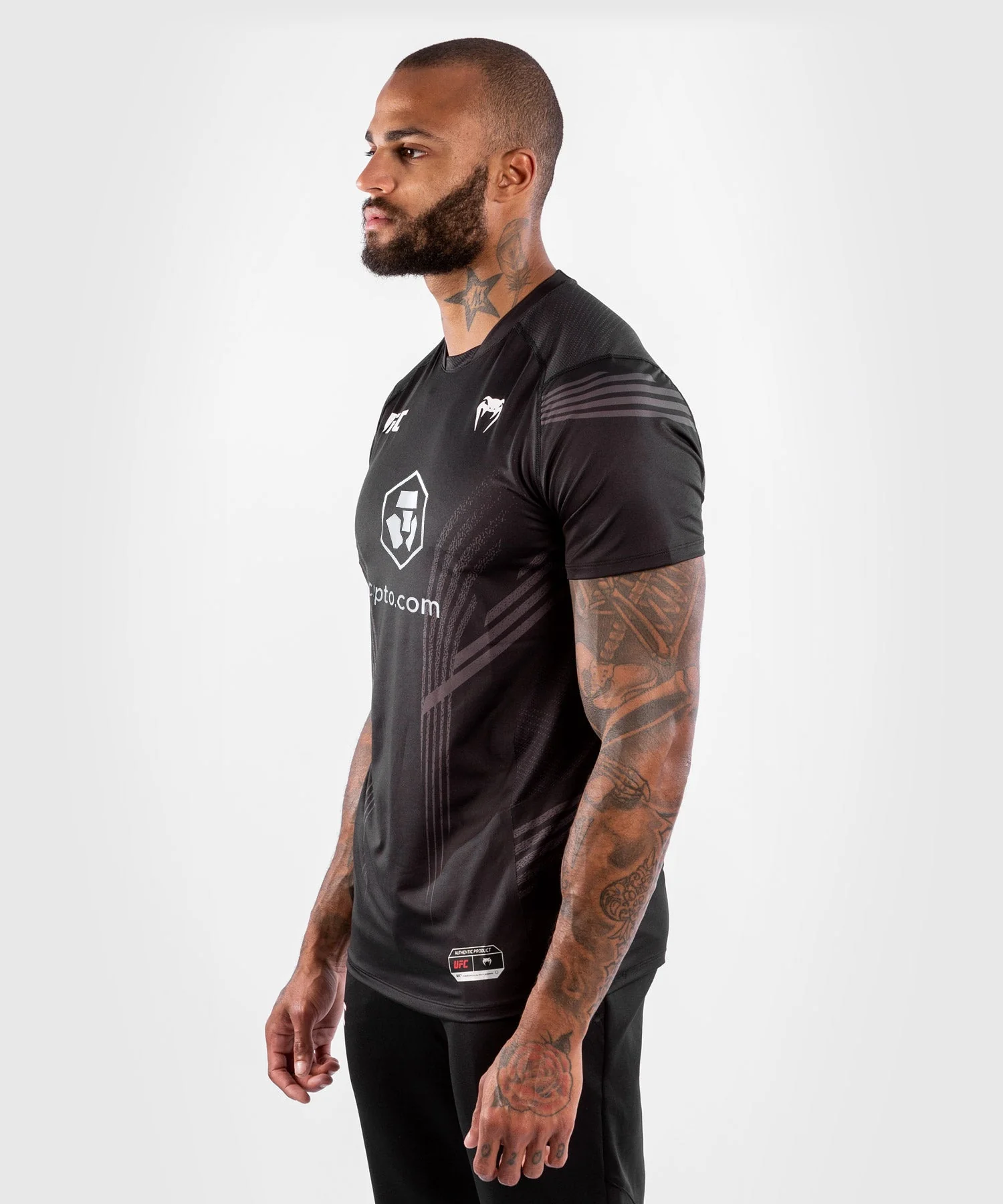 T-shirt Technique Homme UFC Venum Authentic Fight Night - Noir - Image 4