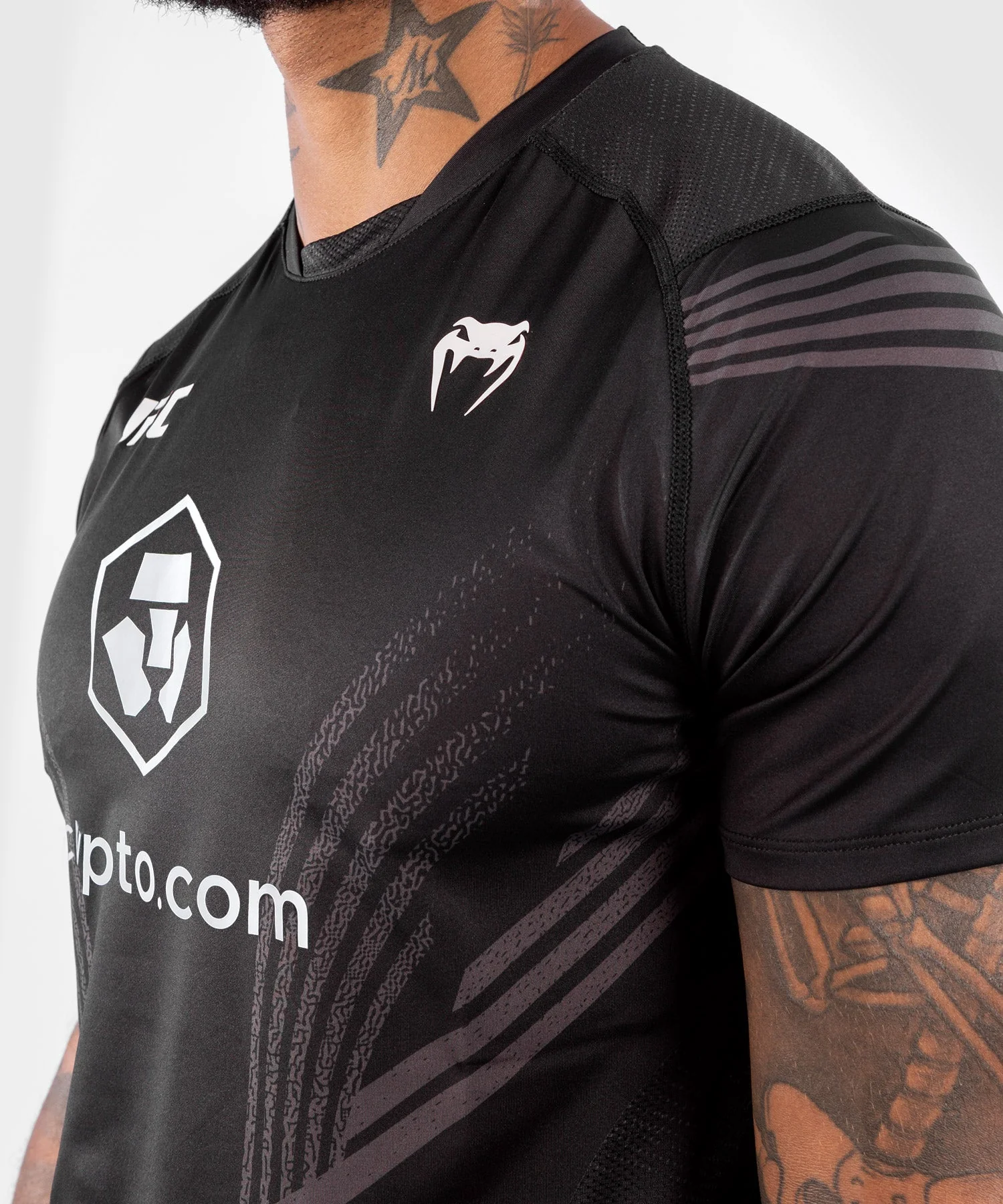 T-shirt Technique Homme UFC Venum Authentic Fight Night - Noir - Image 5