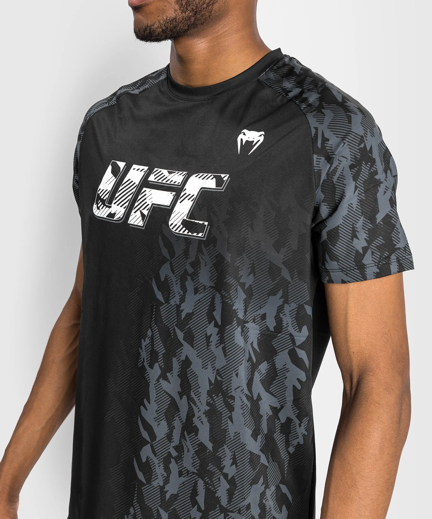T-shirt Technique Manches Courtes Homme UFC Venum Authentic Fight Week - Noir - Image 4