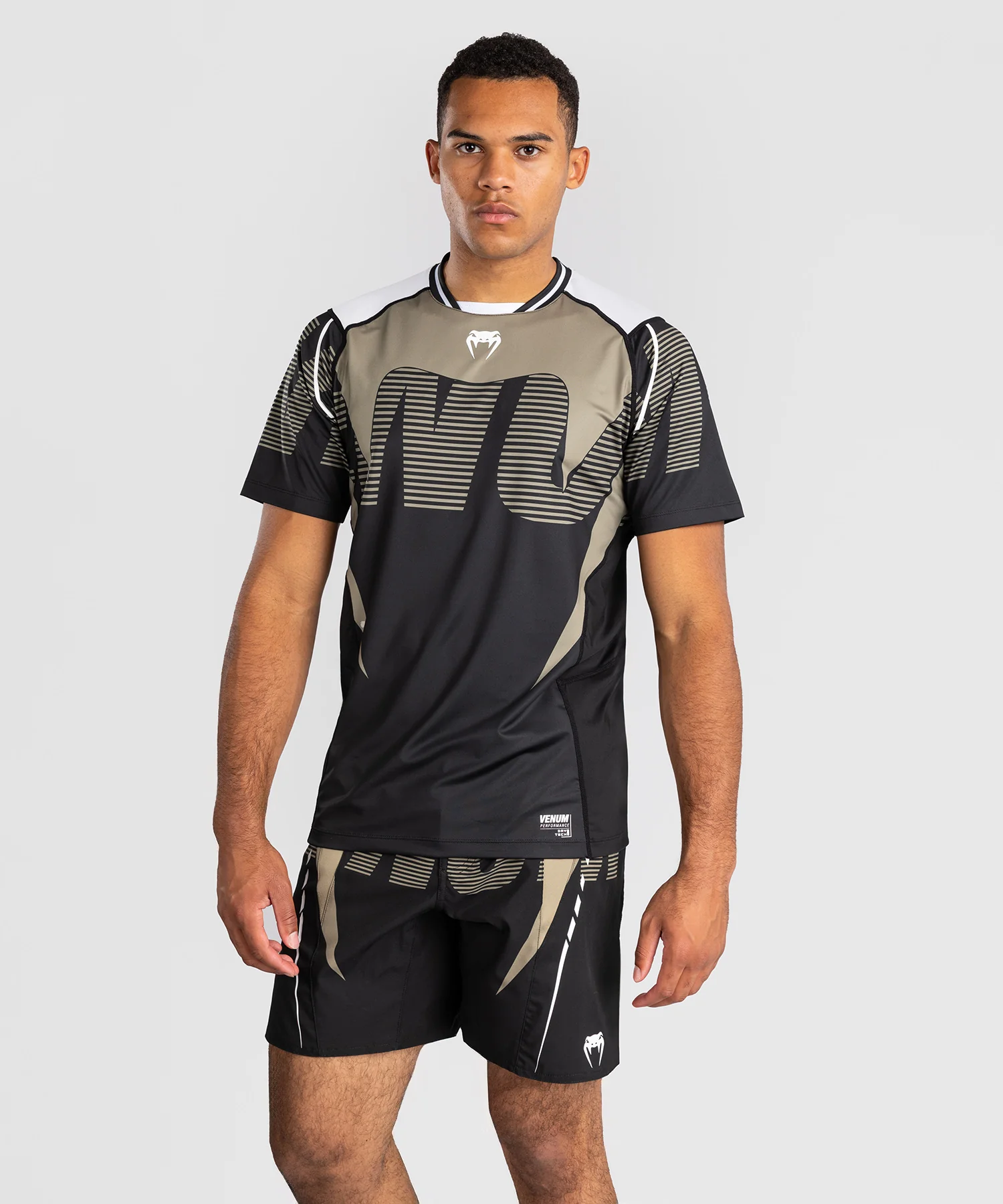 T-shirt Technique Venum Adrenaline Dry Tech – Noir/Sable