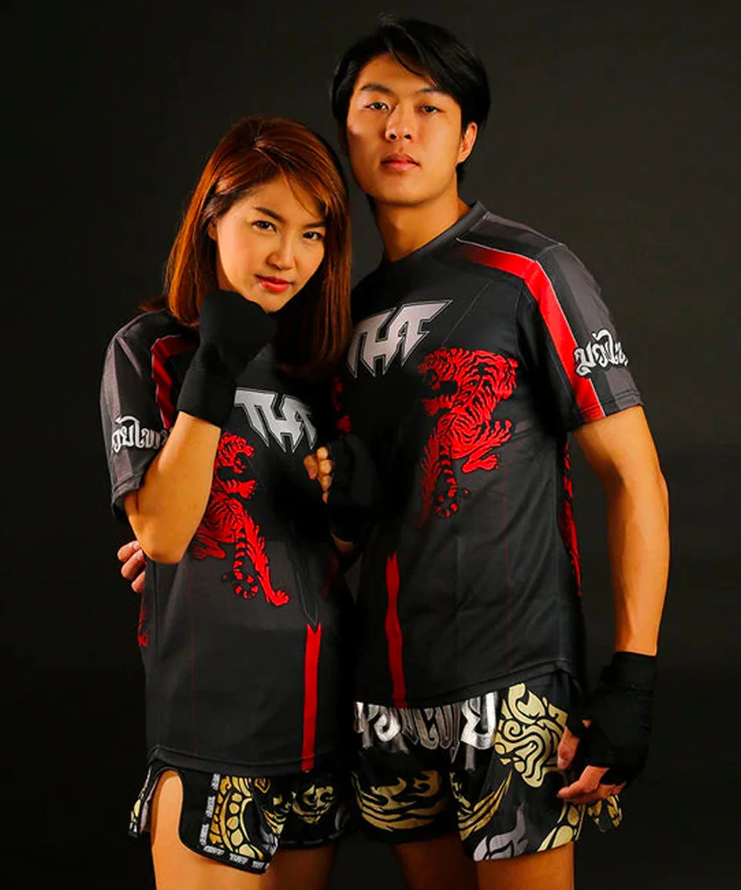T-Shirt Tuff Double Tiger - Noir - Image 4