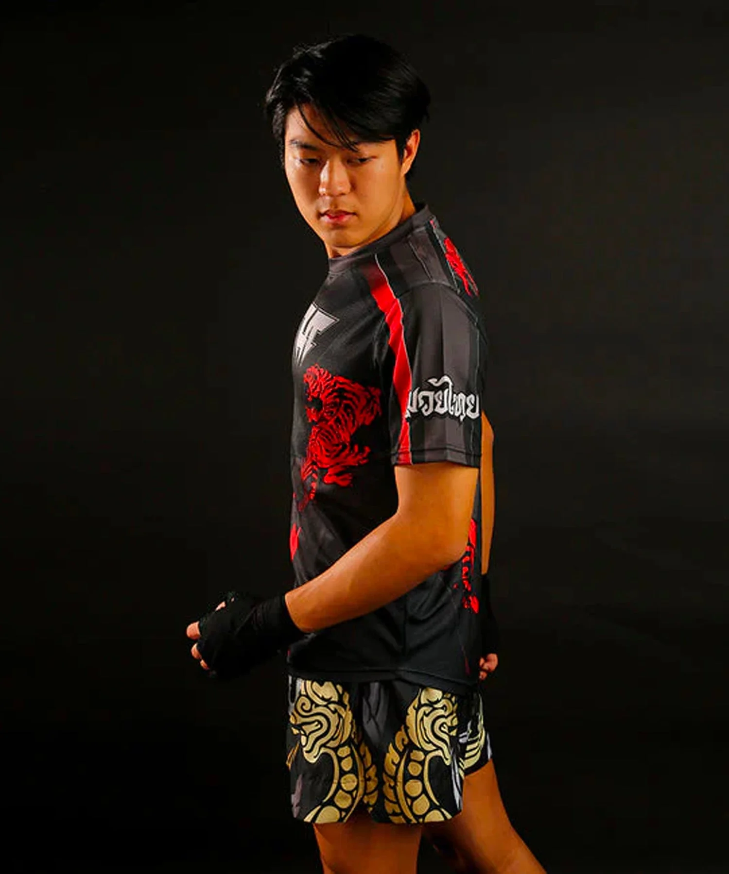 T-Shirt Tuff Double Tiger - Noir - Image 5