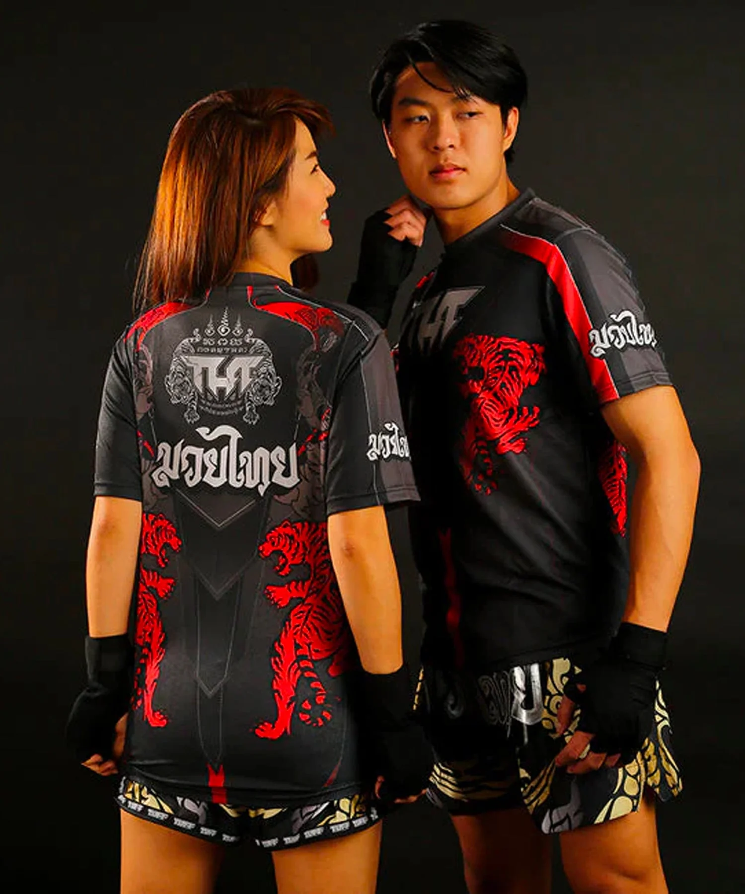 T-Shirt Tuff Double Tiger - Noir - Image 7