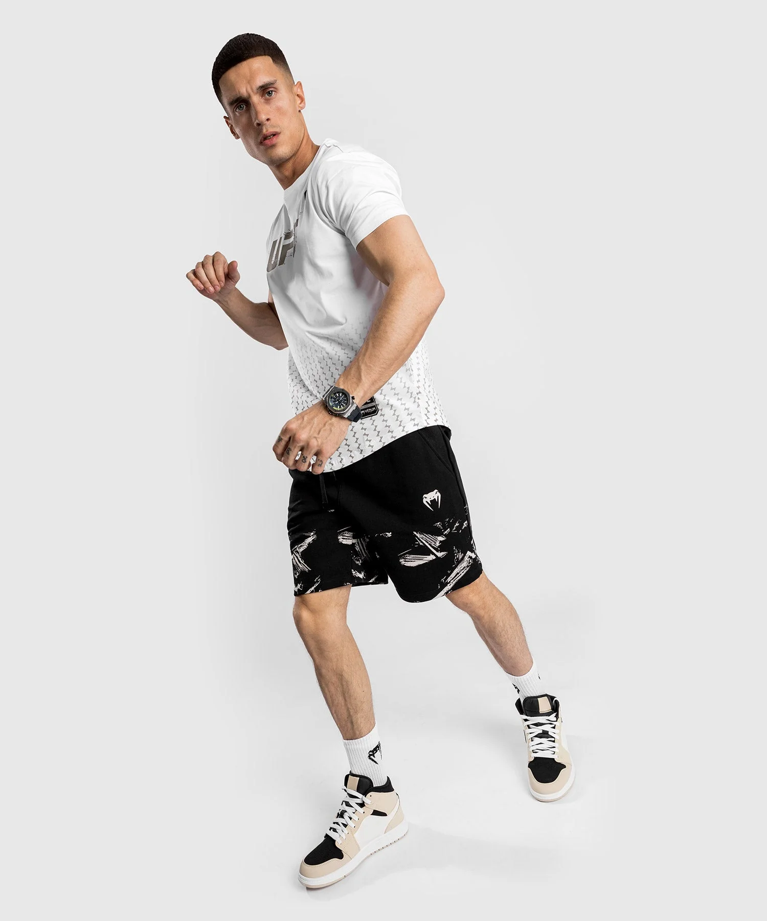 T-Shirt UFC Venum Authentic Fight Week 2.0 - Manches Courtes - Blanc - Image 4