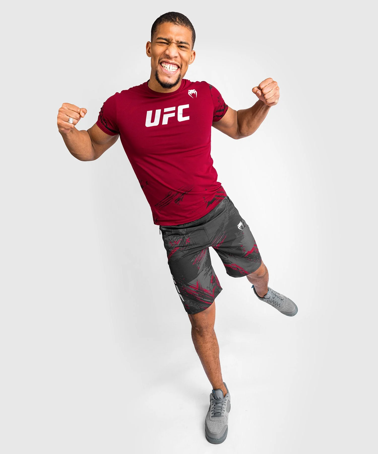 T-Shirt UFC Venum Authentic Fight Week 2.0 - Manches Courtes - Rouge - Image 4