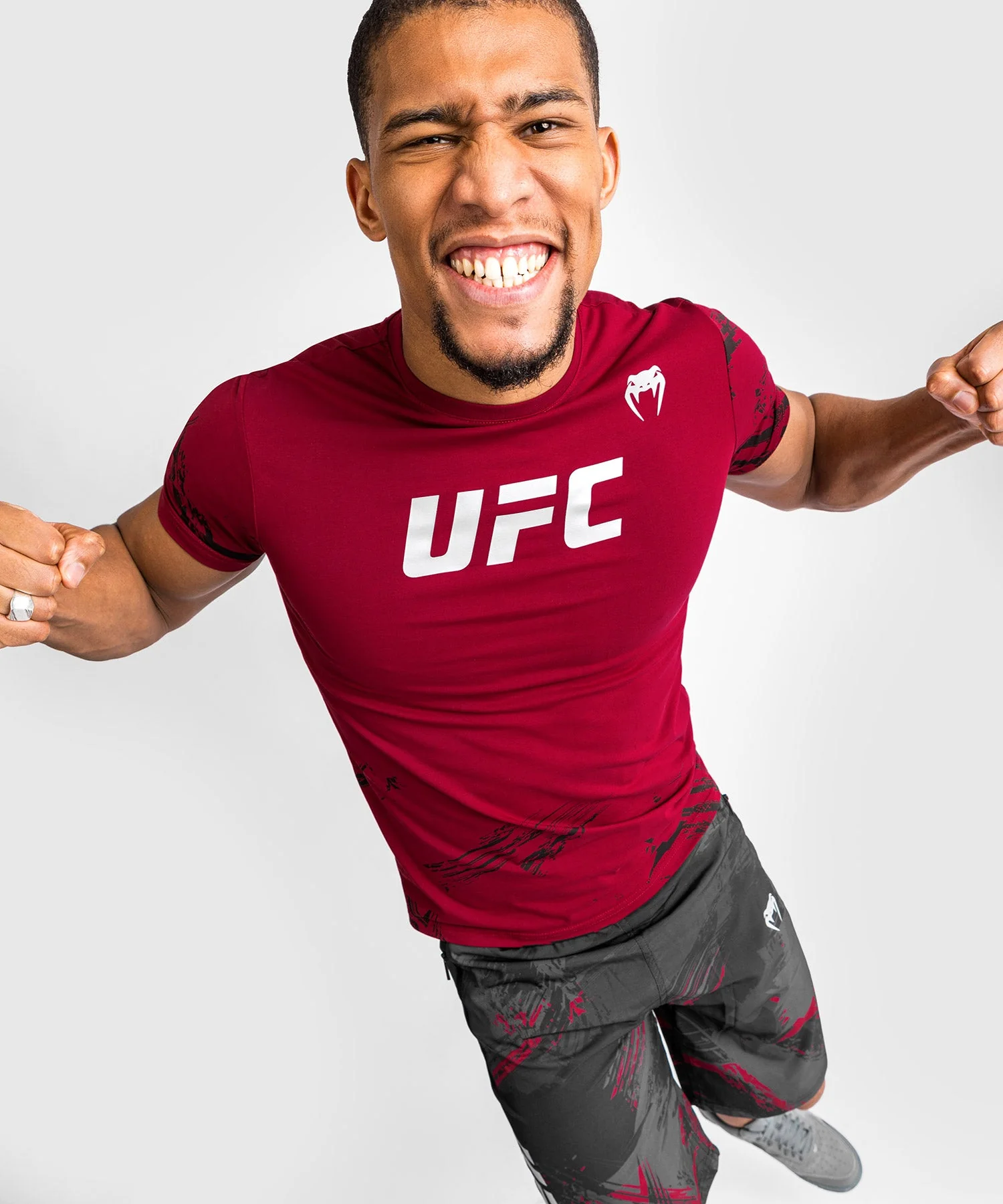T-Shirt UFC Venum Authentic Fight Week 2.0 - Manches Courtes - Rouge - Image 5