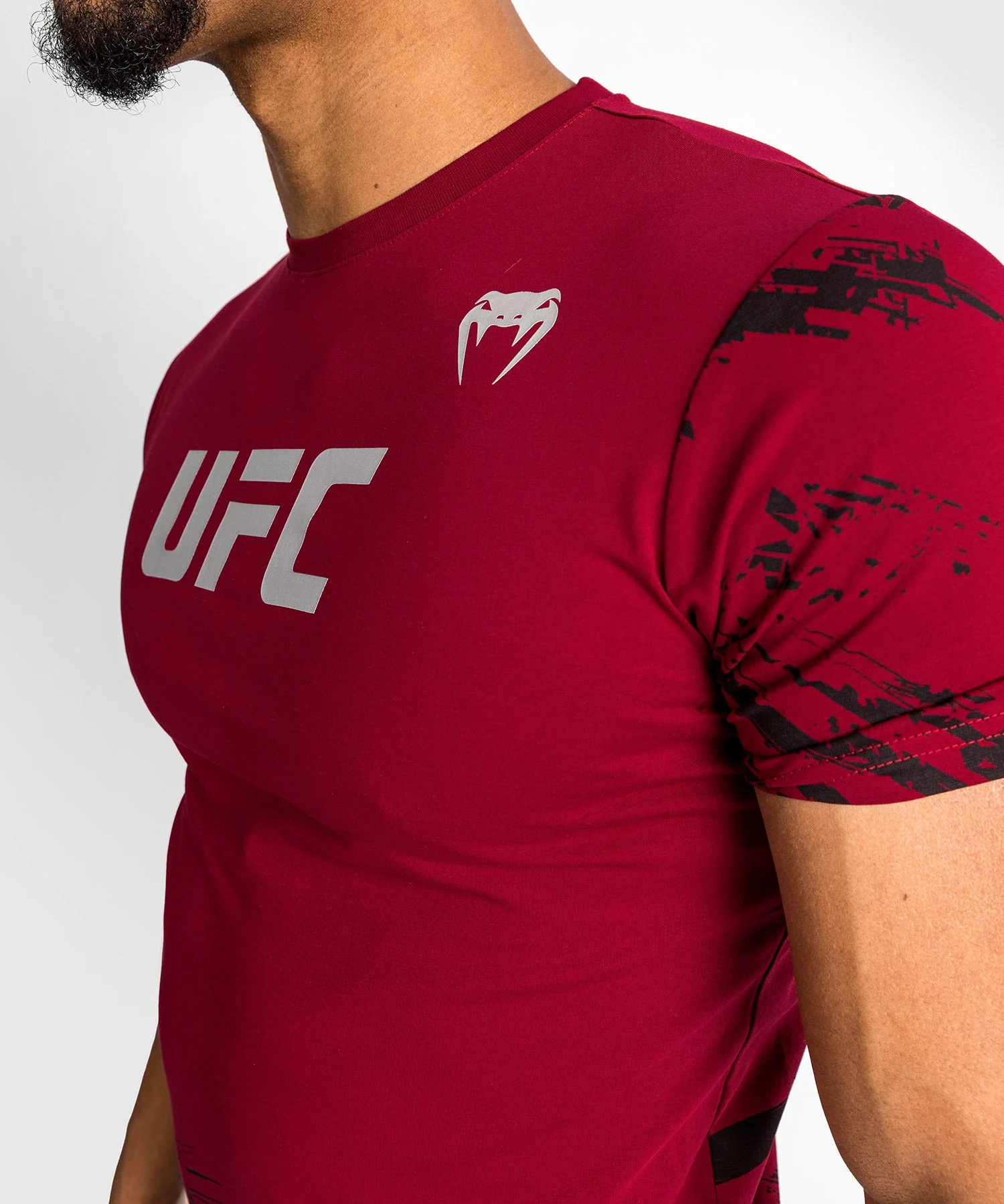 T-Shirt UFC Venum Authentic Fight Week 2.0 - Manches Courtes - Rouge - Image 6