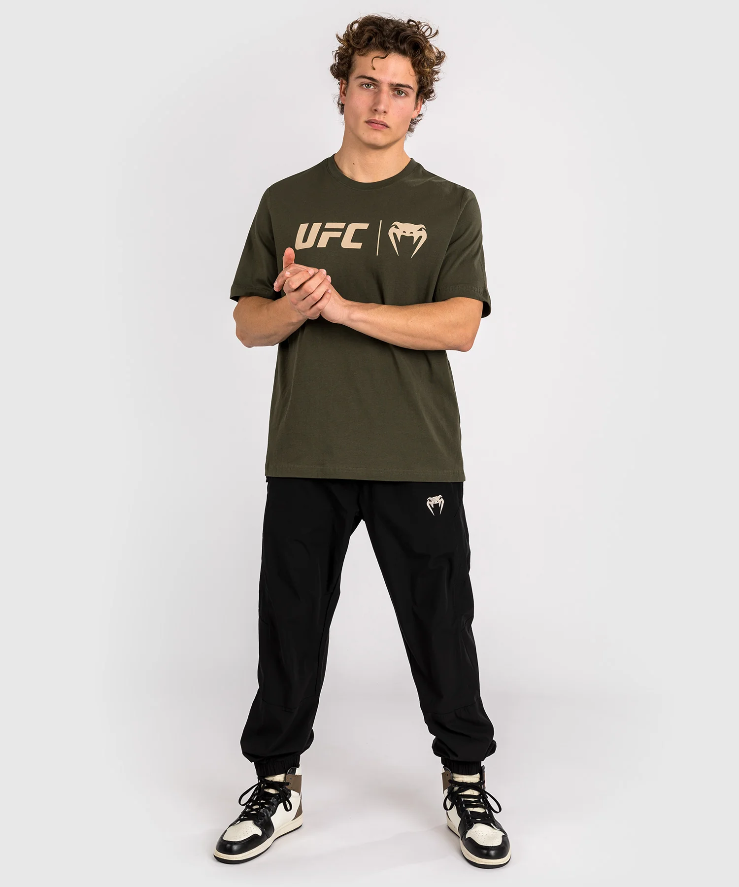 T-Shirt UFC Venum Classic - Kaki/Bronze - Image 4