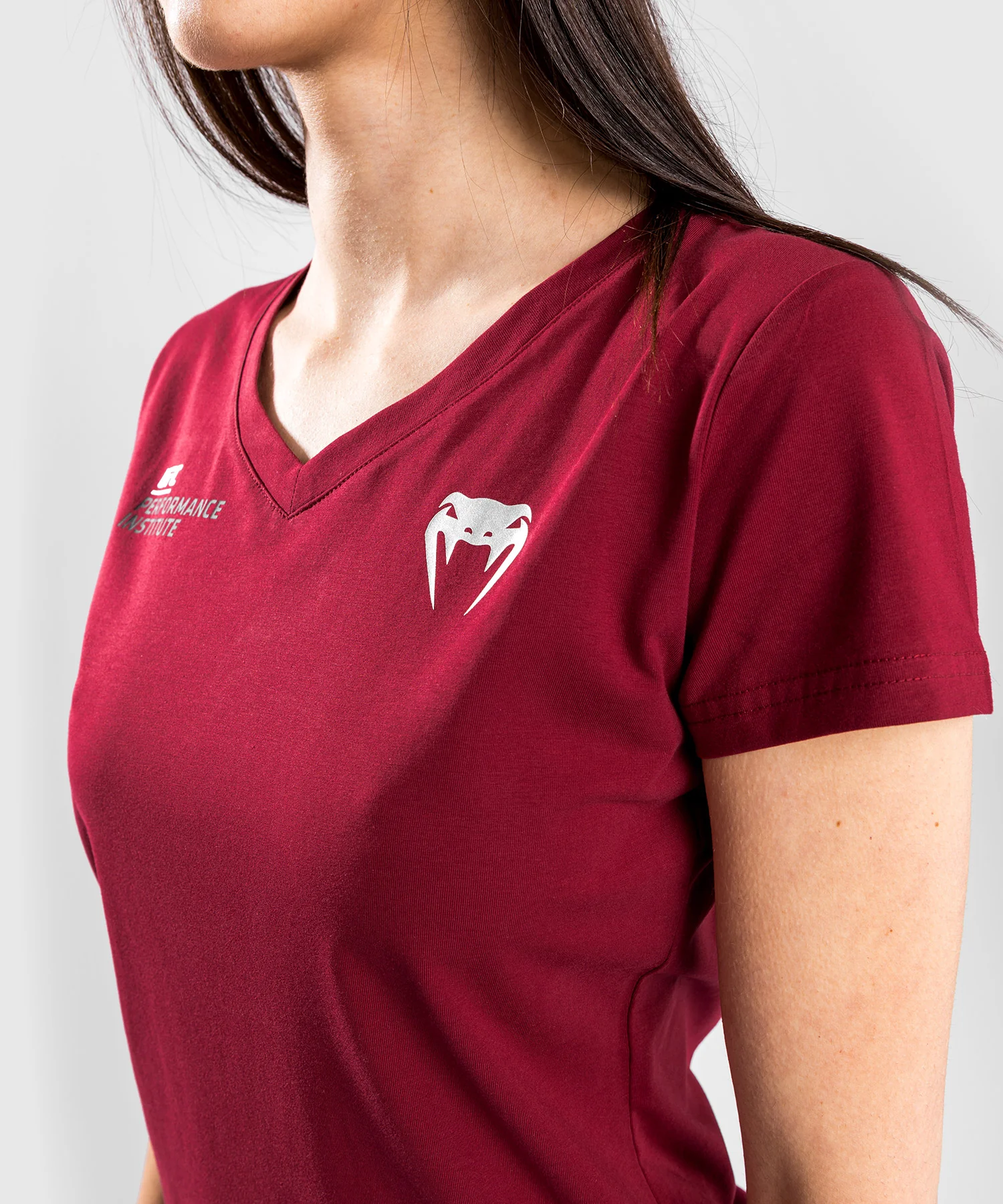 T-Shirt UFC Venum Performance Institute - Pour Femmes - Rouge - Image 5