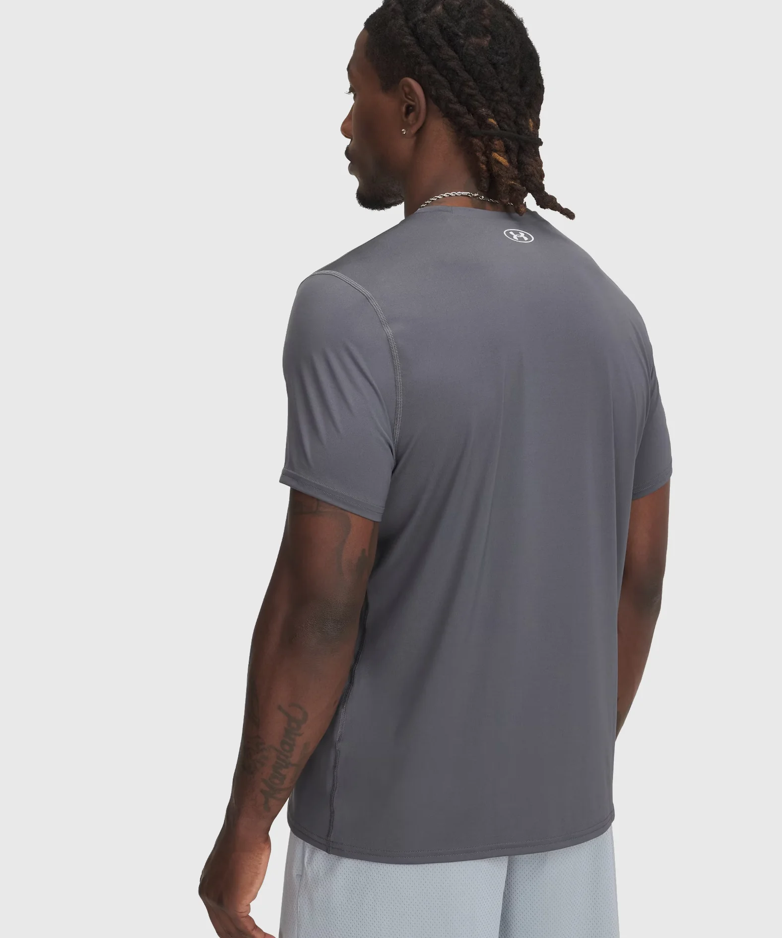 T-shirt Under Armour Ajusté Heatgear - Gris - Image 2