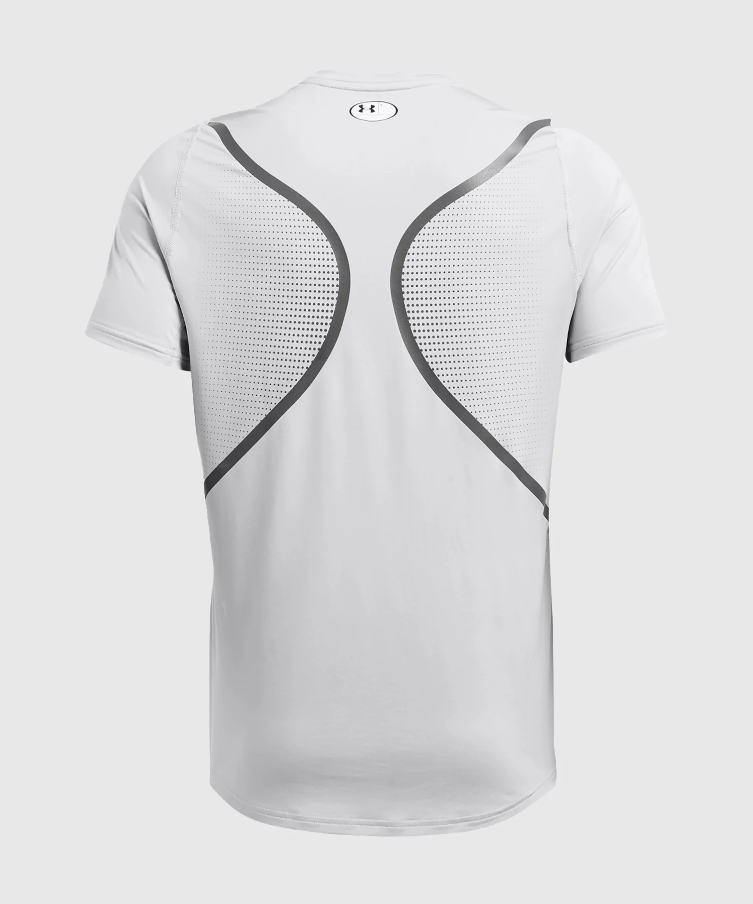 T-Shirt Under Armour Heatgear Fitted Graphic - Gris - Image 4