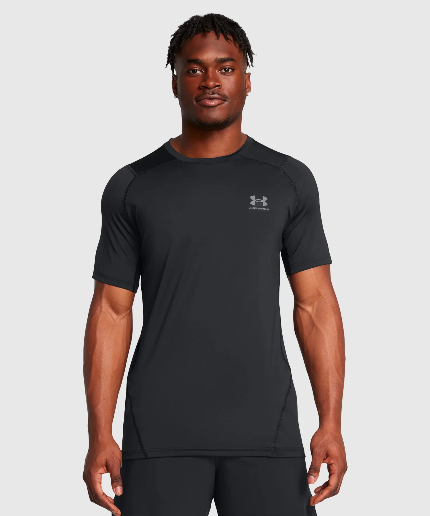T-Shirt Under Armour Heatgear Fitted Graphic - Noir