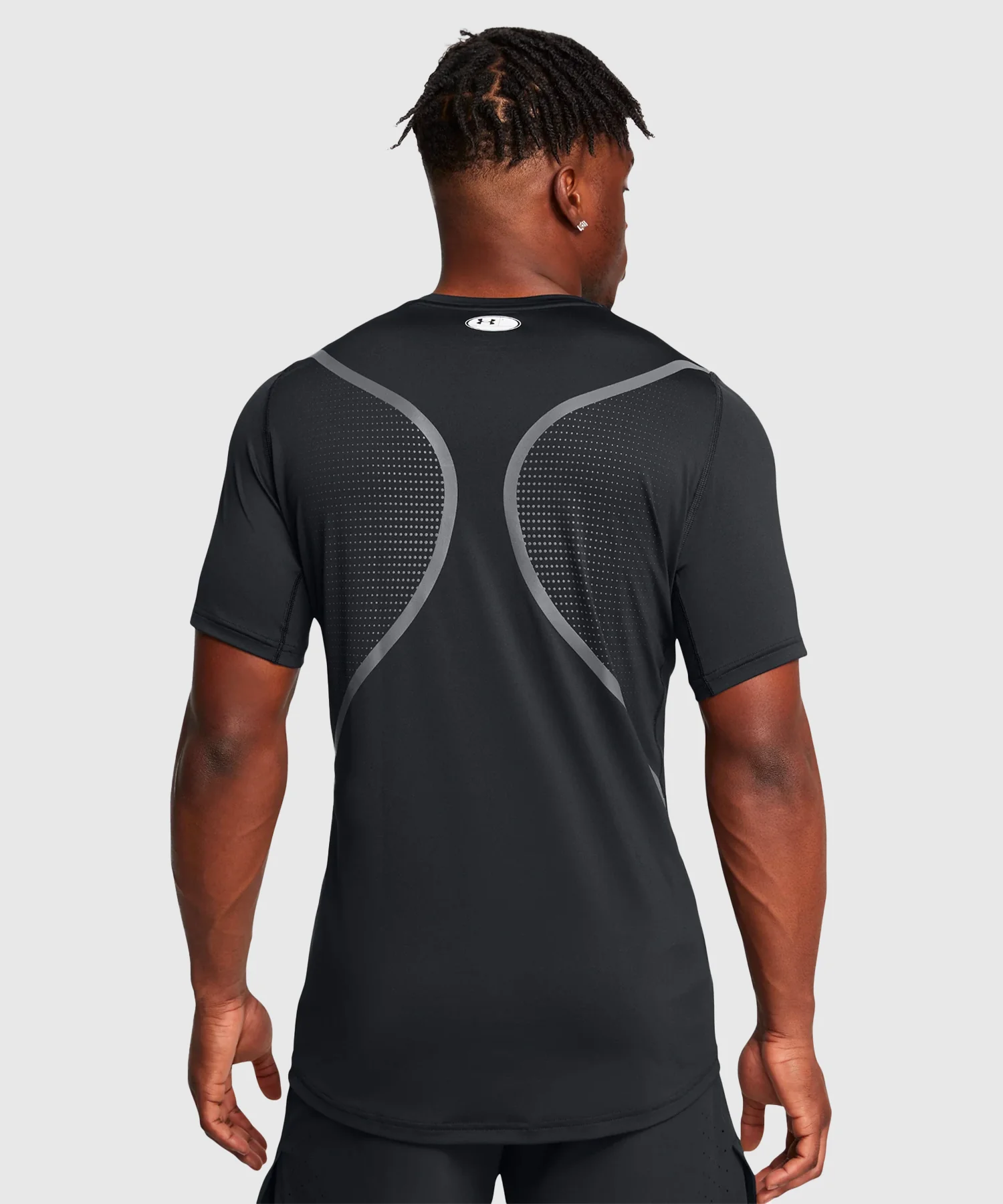 T-Shirt Under Armour Heatgear Fitted Graphic - Noir - Image 2