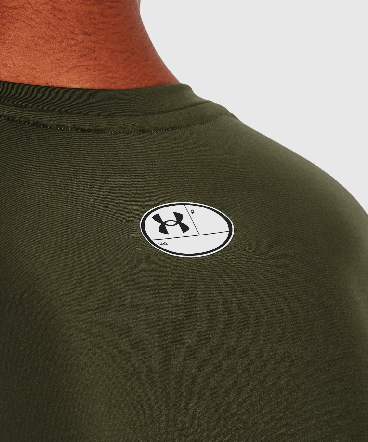 T-Shirt Under Armour Heatgear® Armour - Kaki - Image 4