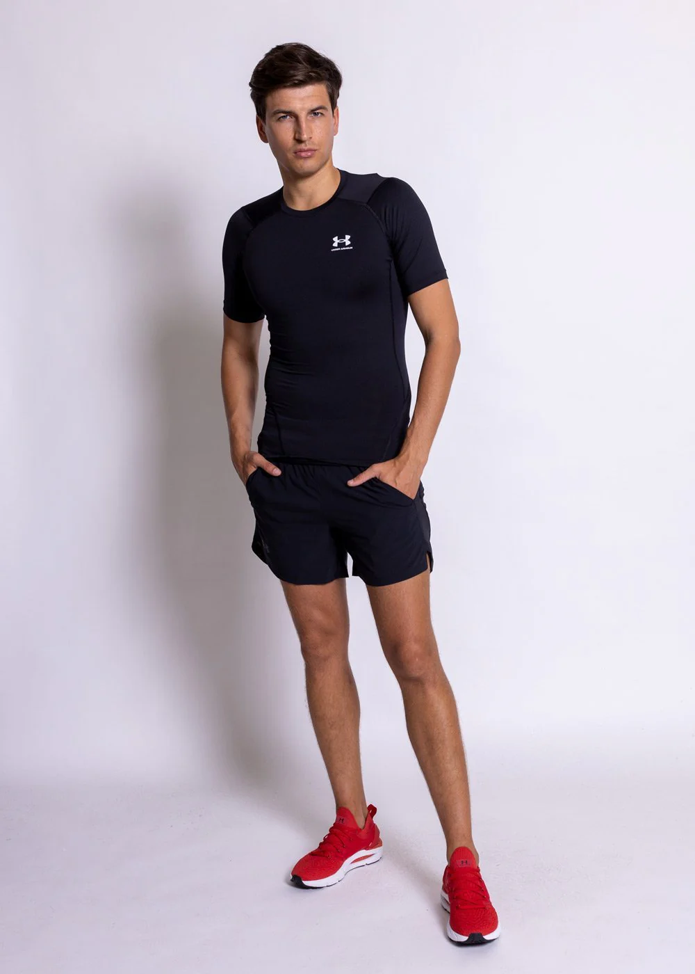 T-shirt Under Armour HeatGear® Armour - Manches Courtes - Noir - Image 5