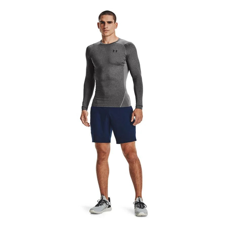 T-shirt Under Armour HeatGear® Armour - Manches Longues - Gris - Image 6