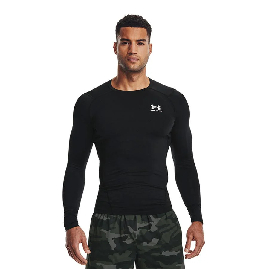 T-shirt Under Armour HeatGear® Armour - Manches Longues - Noir - Image 4