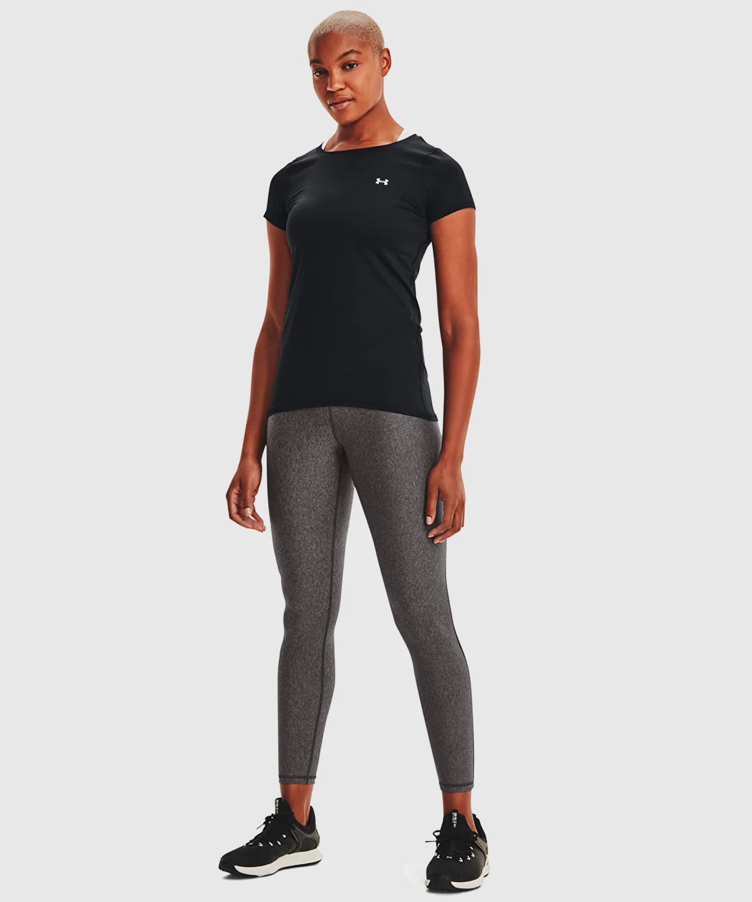 T-Shirt Under Armour Heatgear® Armour Pour Femme - Noir - Image 3