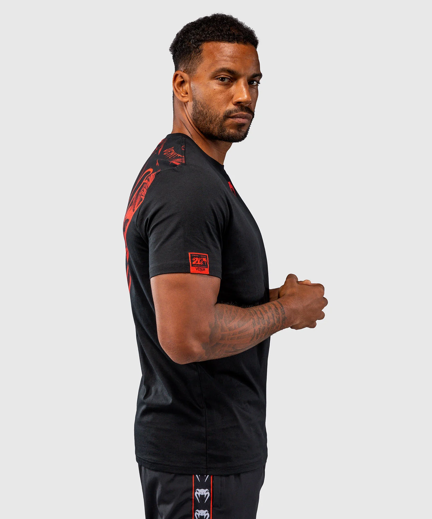 T-shirt Venum 20th Anniversary - Noir/Rouge - Image 3