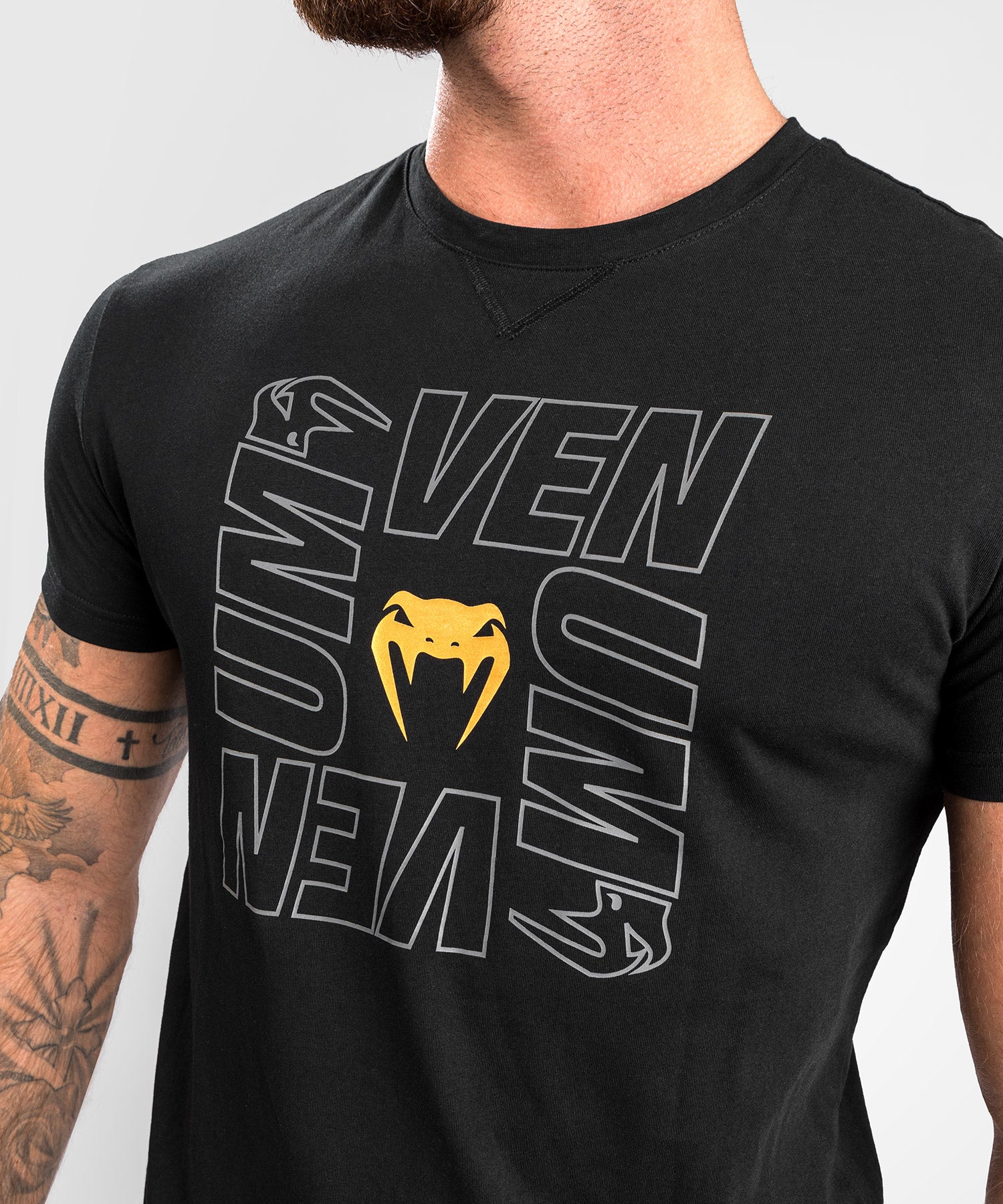 T-shirt Venum Arena - Noir/Or - Image 2