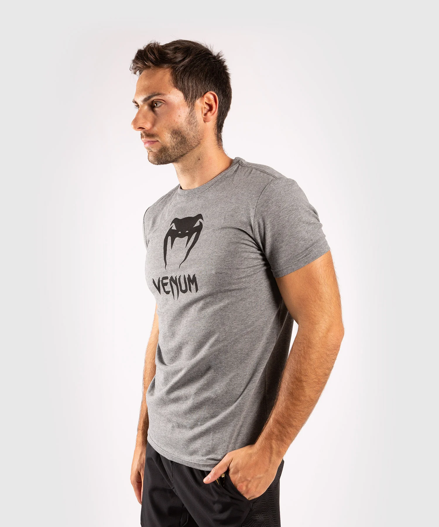 T-shirt Venum Classic - Gris Chiné - Image 2