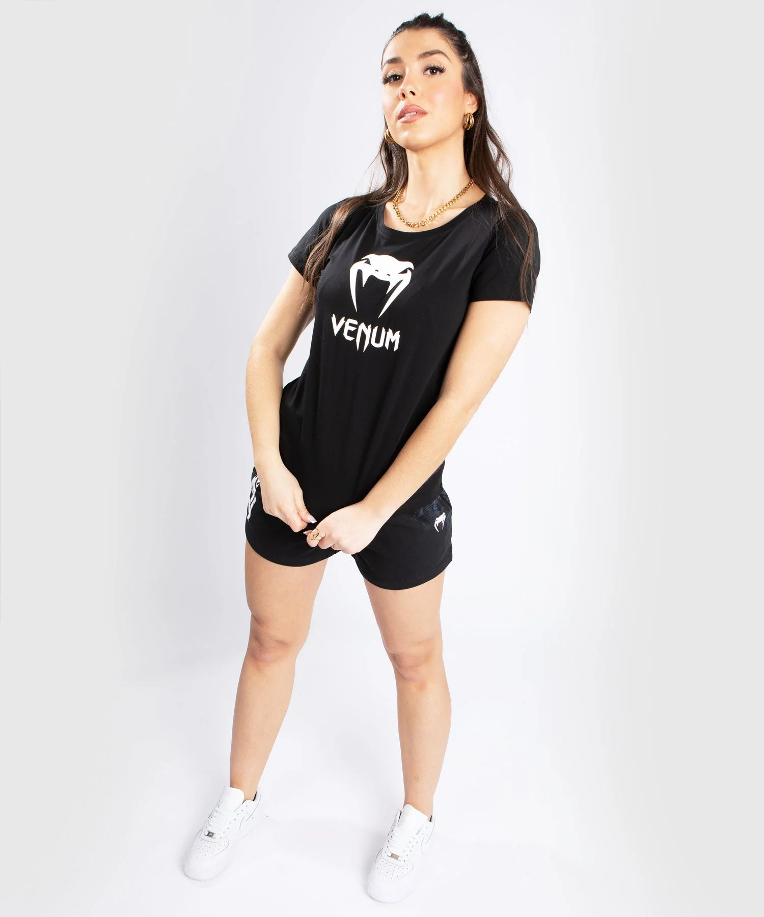 T-Shirt Venum Classic - Pour Femmes - Noir - Image 2