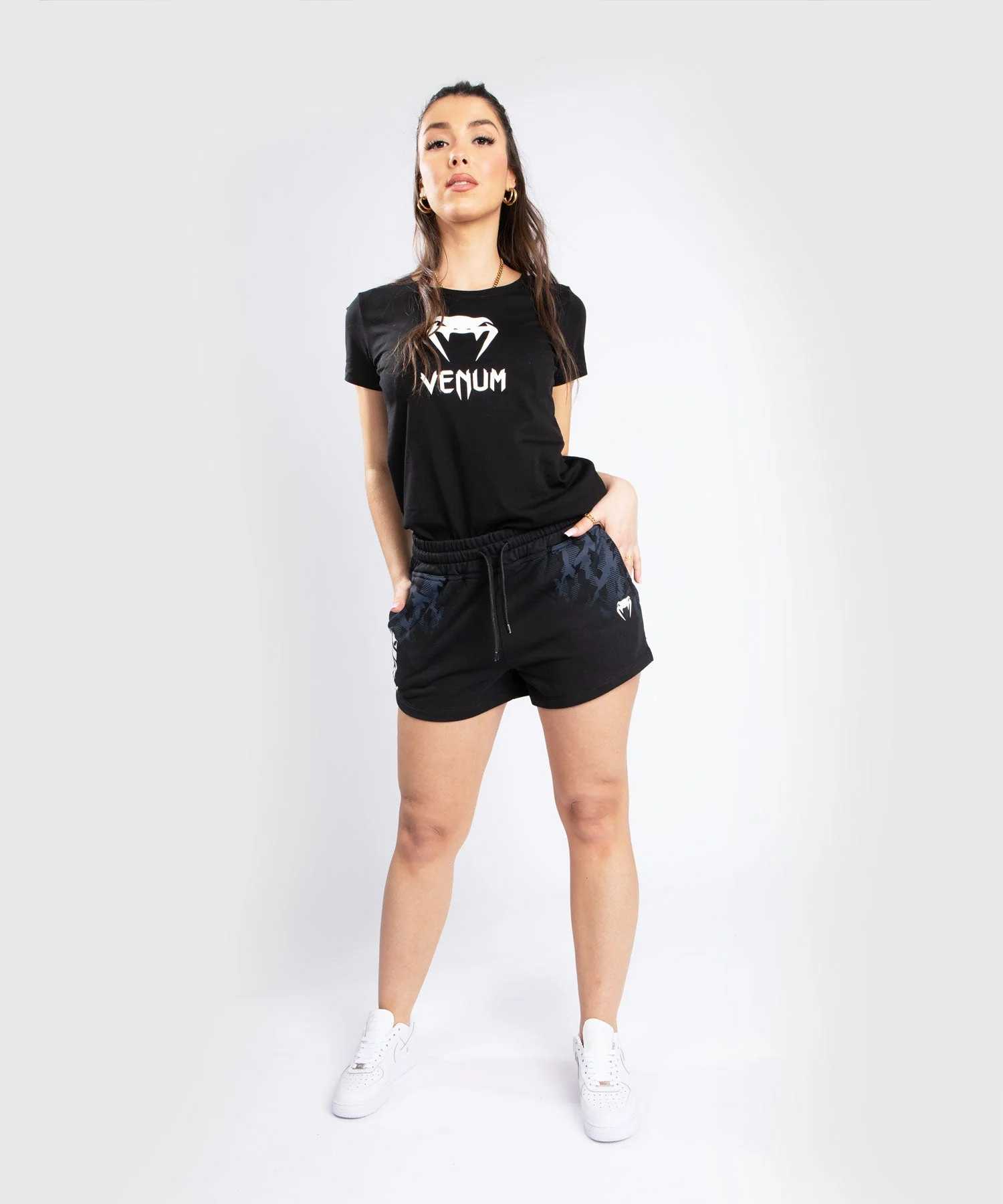 T-Shirt Venum Classic - Pour Femmes - Noir - Image 3