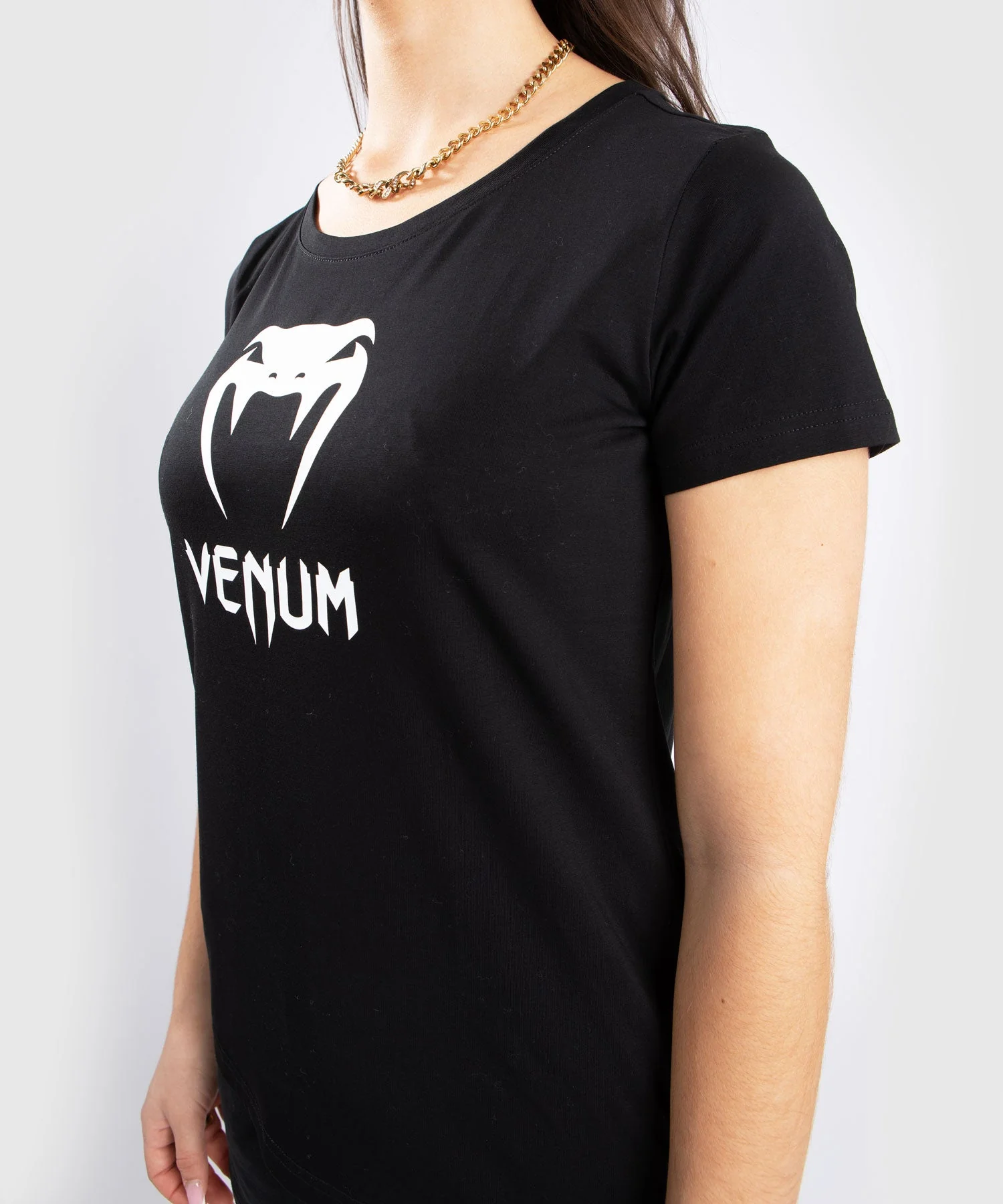 T-Shirt Venum Classic - Pour Femmes - Noir - Image 4