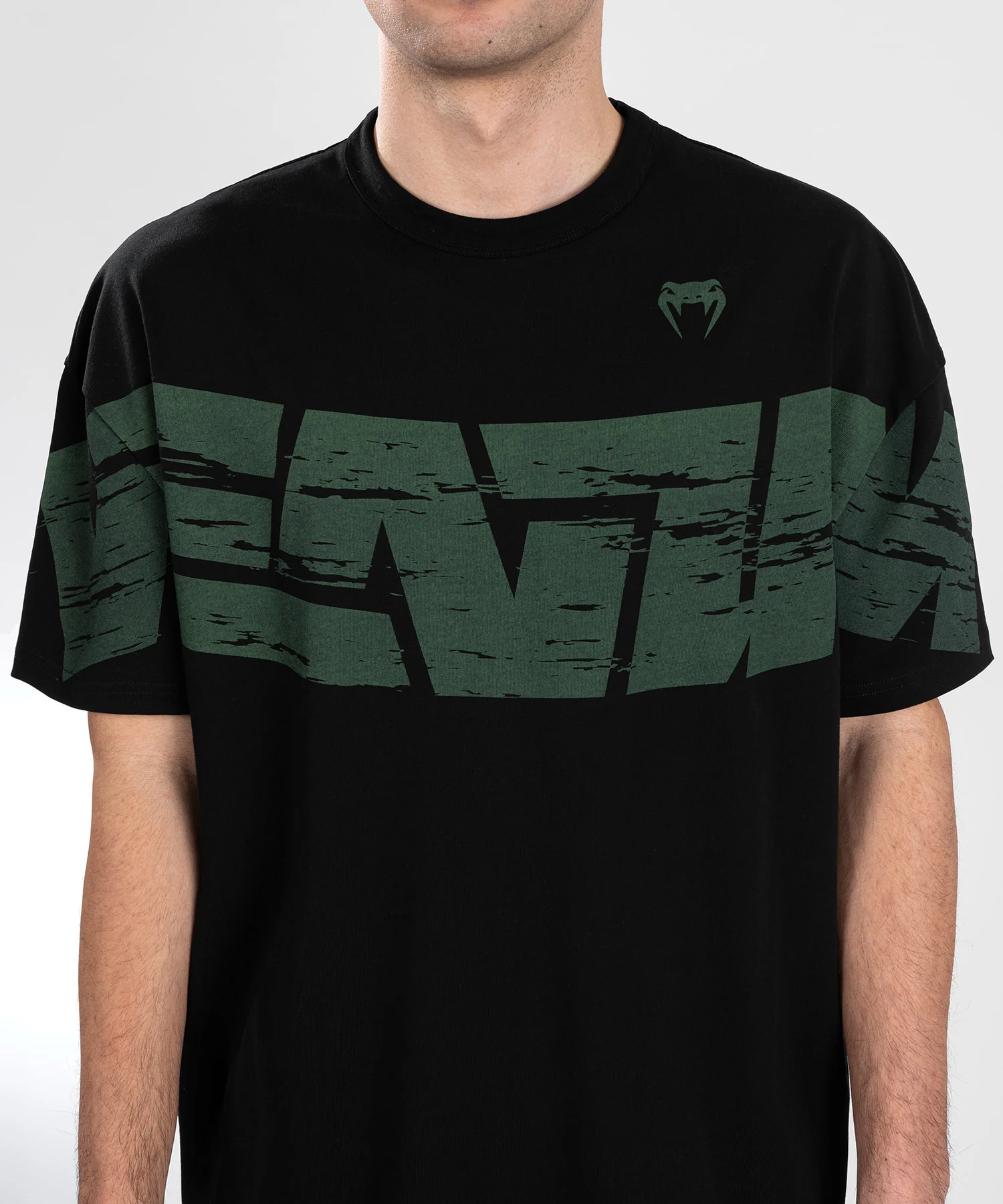 T-shirt Venum Connect XL - Noir/Vert - Image 4