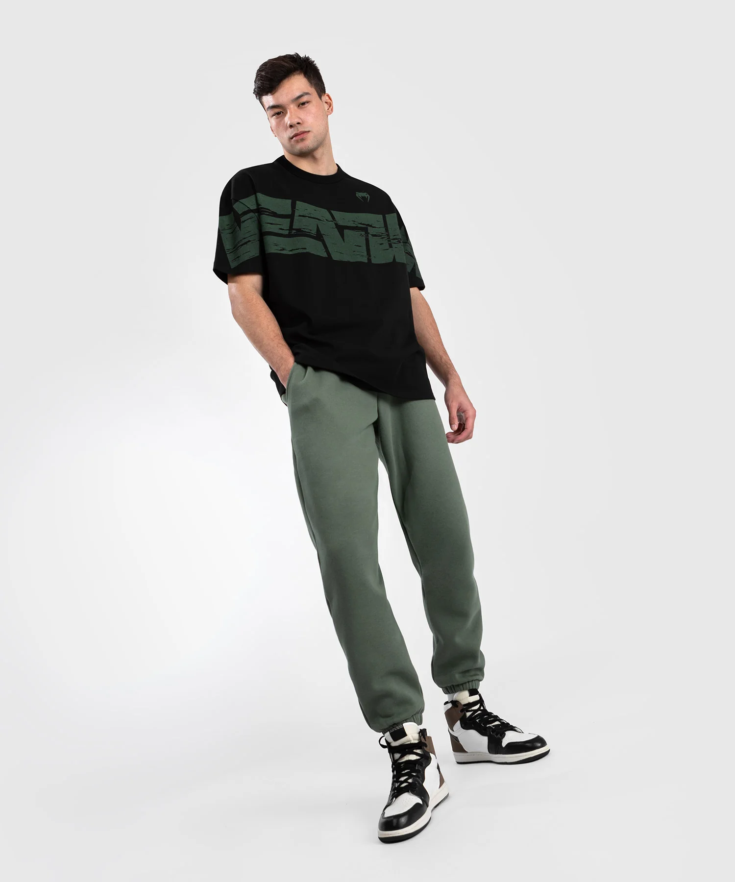 T-shirt Venum Connect XL - Noir/Vert - Image 7