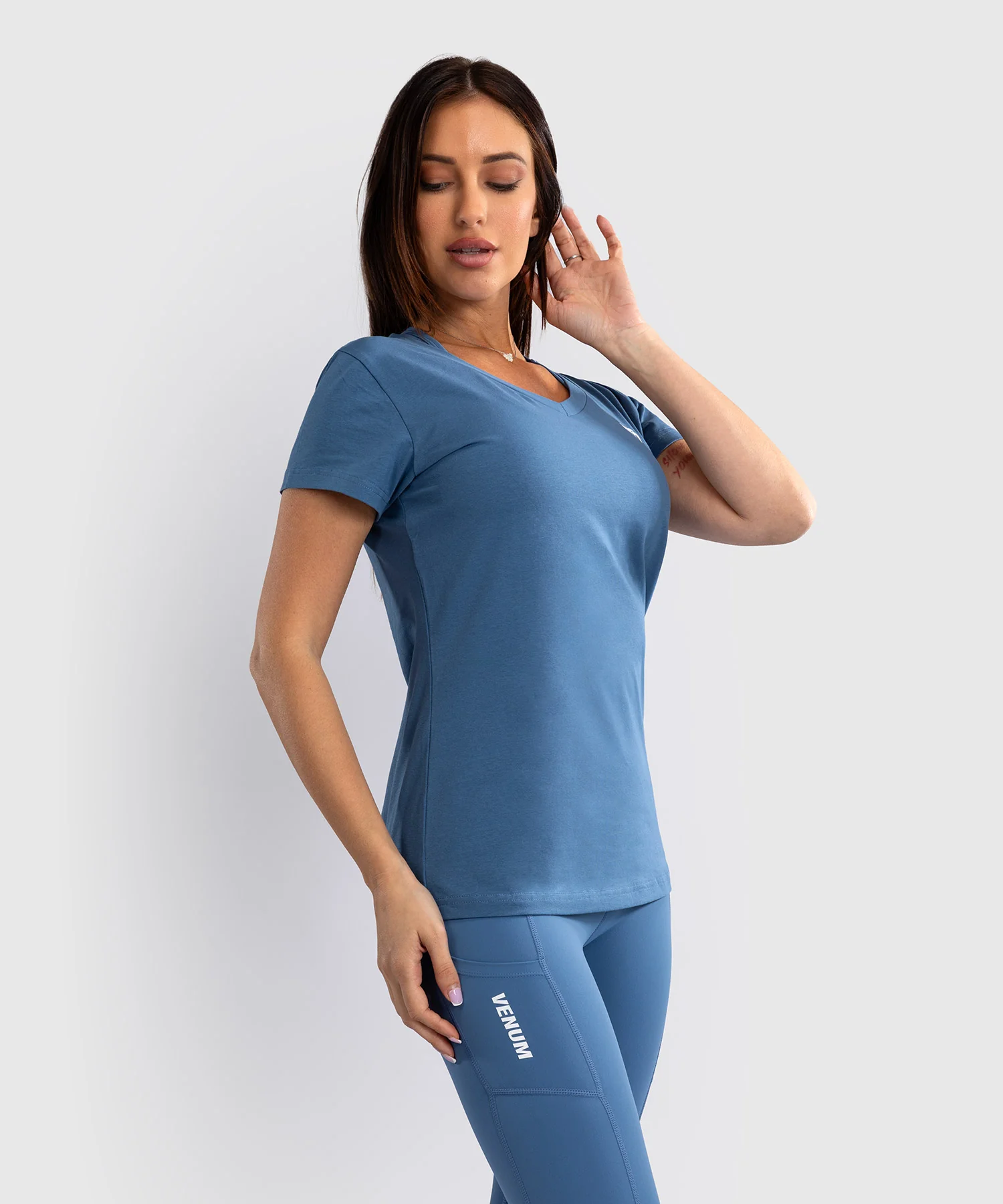 T-Shirt Venum Essential pour Femmes - Bleu Tempête - Image 2