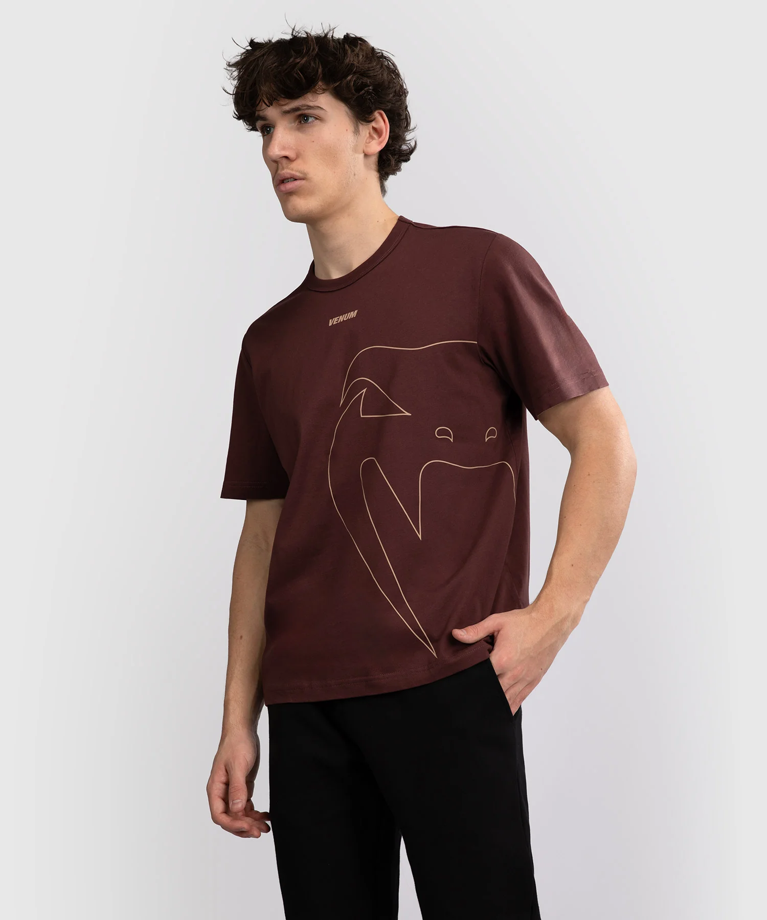T-shirt Venum Giant Connect - Marron chocolat - Image 4