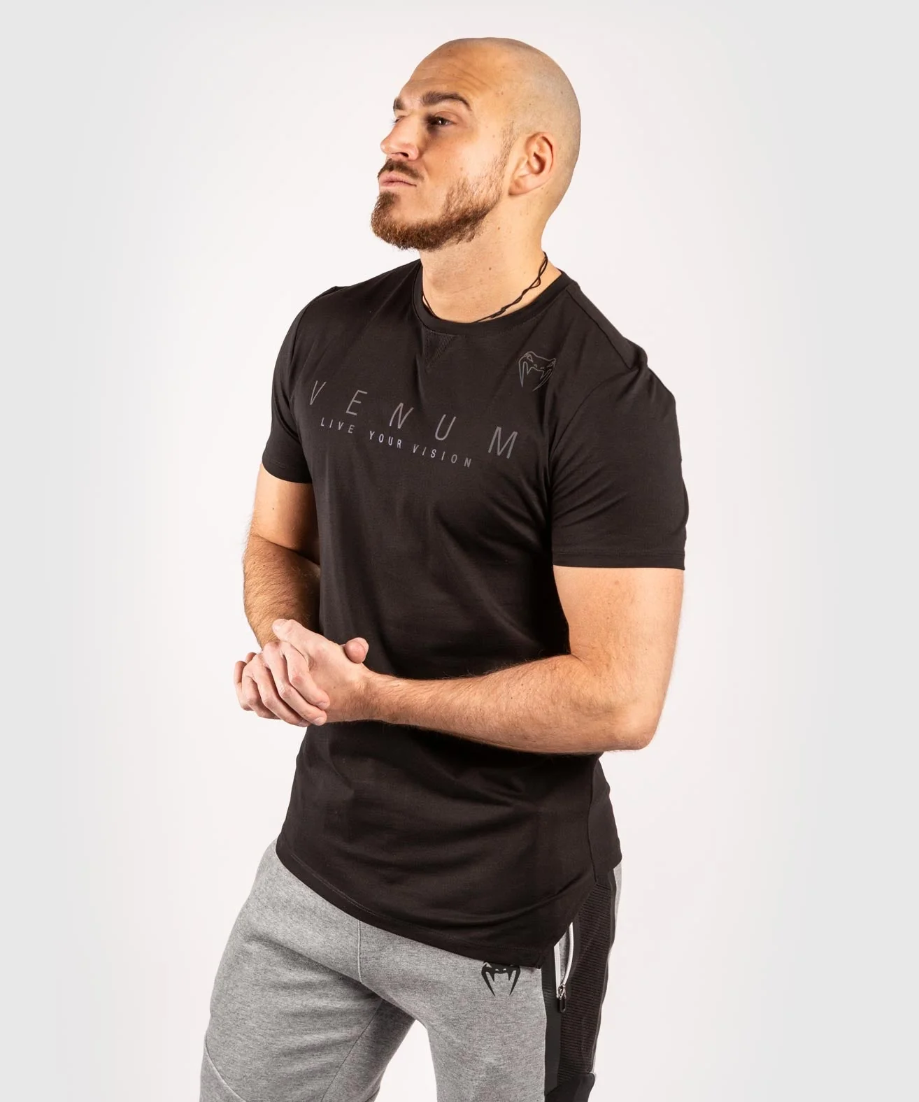 T-Shirt Venum LiveYourVision - Noir/Irisé - Image 2
