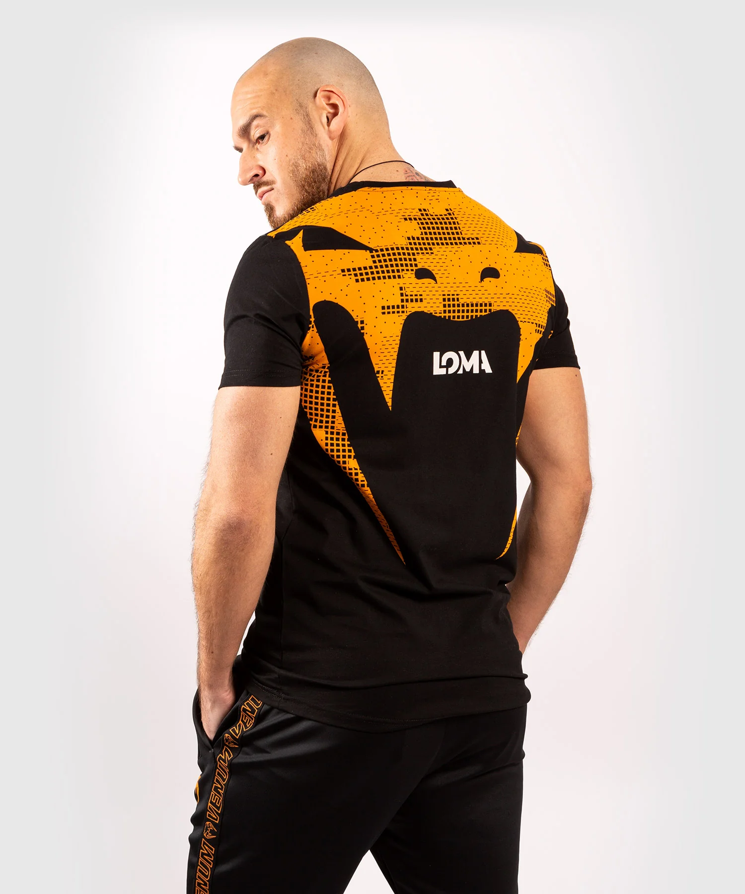 T-Shirt Venum Loma Fight 11/12 - Noir/Orange - Image 4