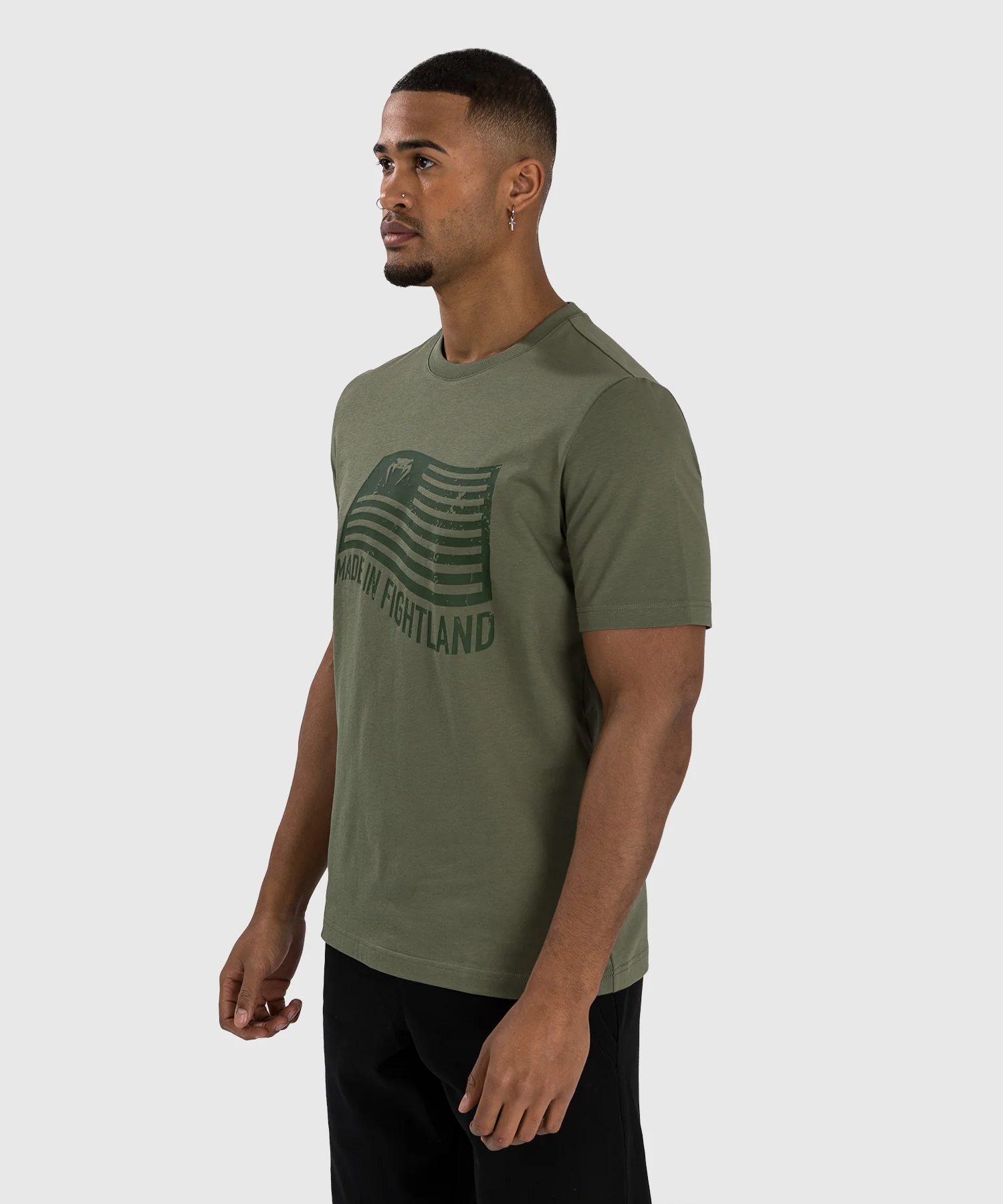 T-Shirt Venum Made in Fightland - Khaki - Image 2