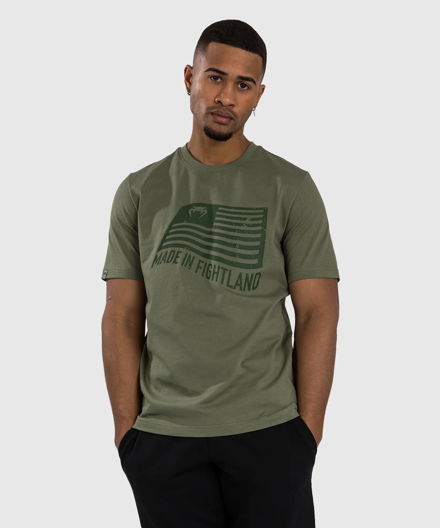 T-Shirt Venum Made in Fightland - Khaki - Image 5