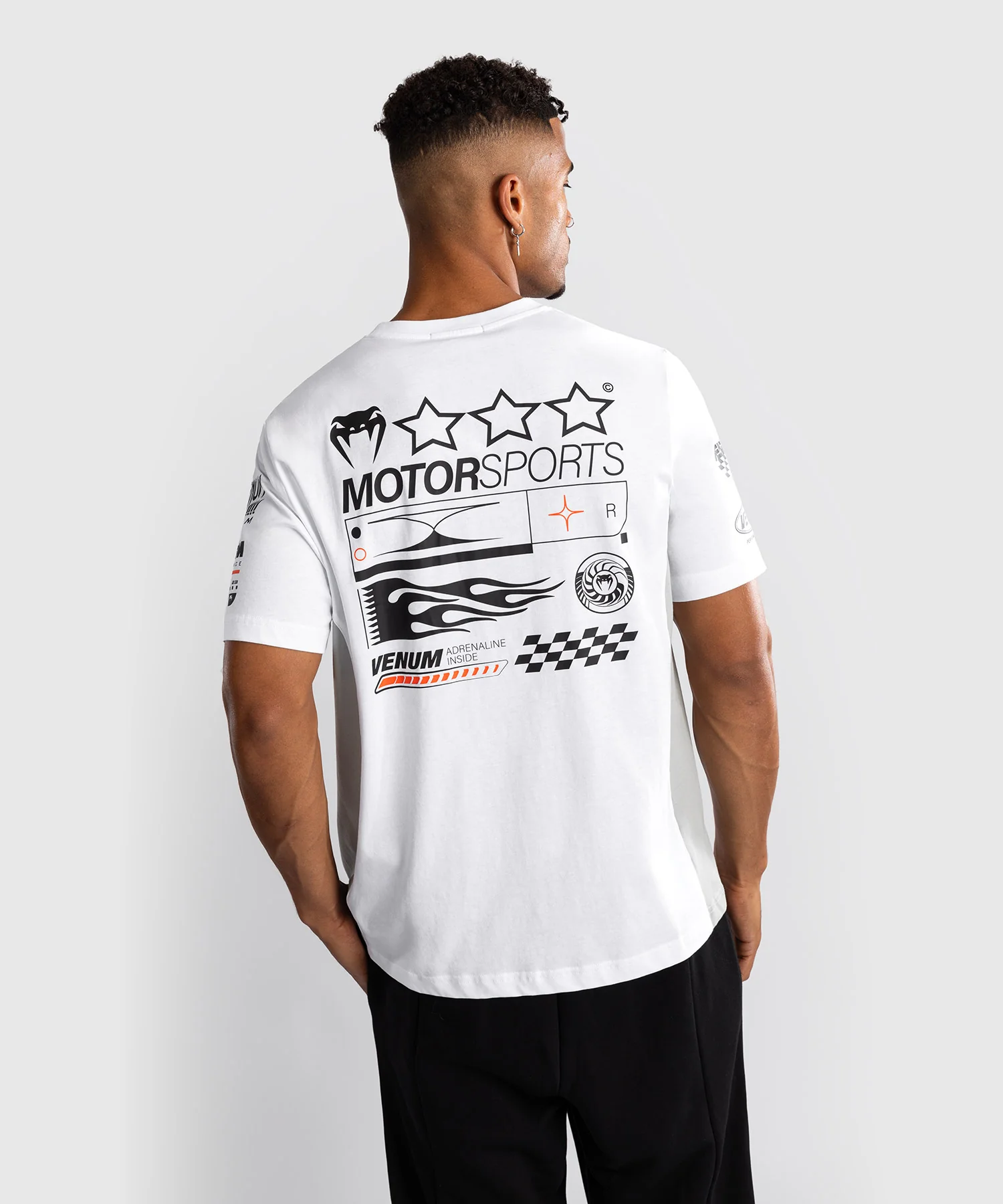 T-Shirt Venum Motorsport - Blanc Neige