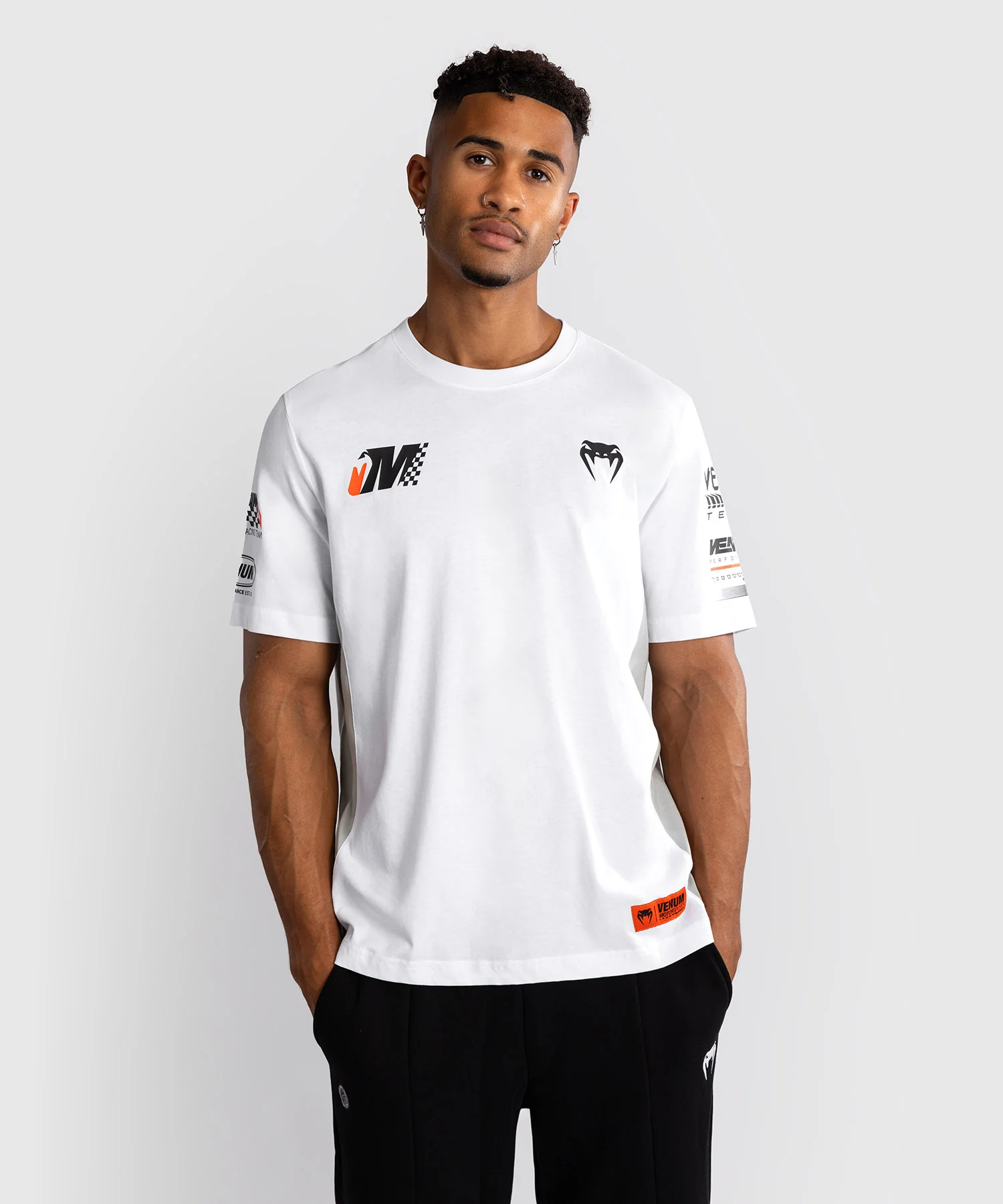 T-Shirt Venum Motorsport - Blanc Neige - Image 2