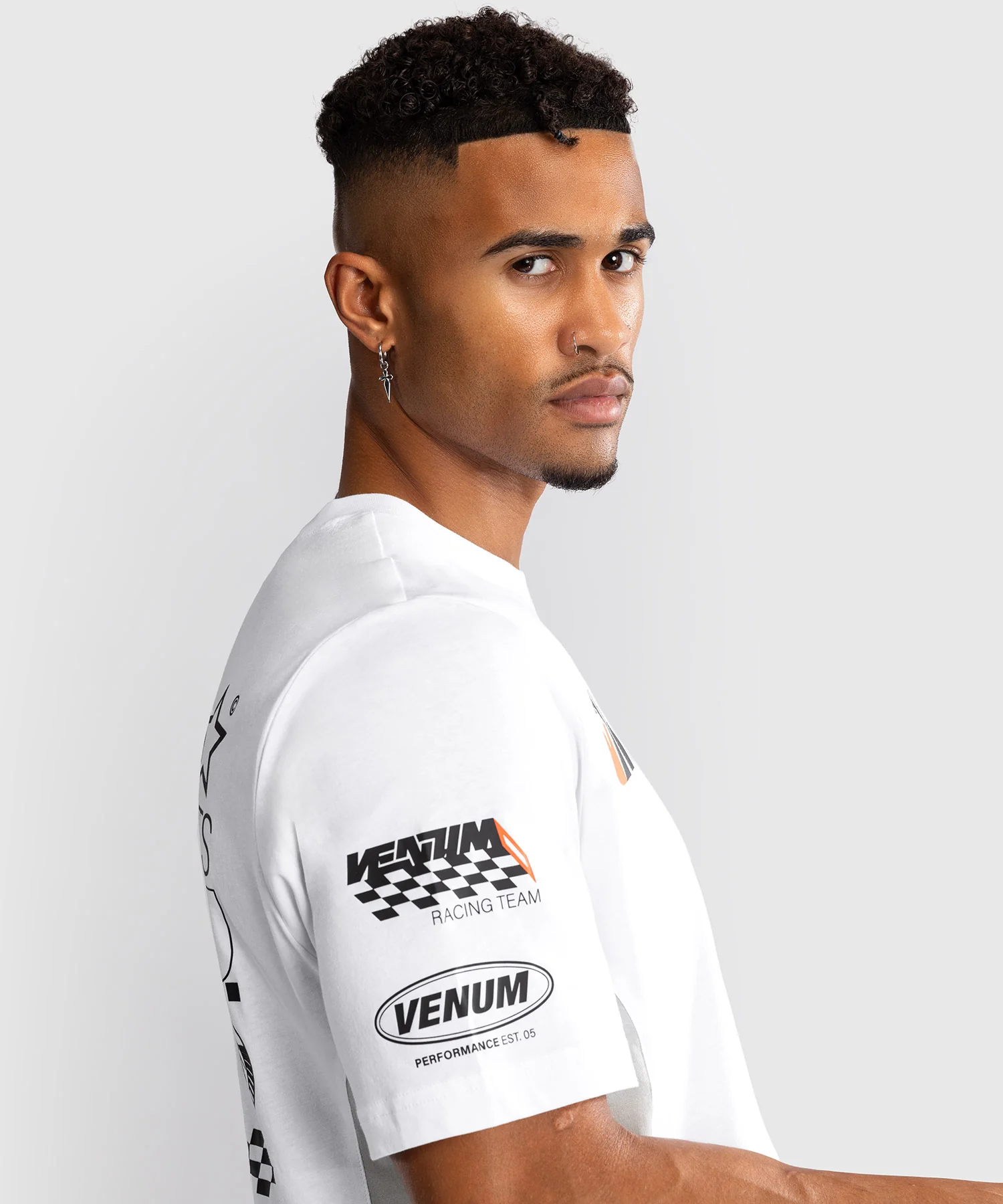 T-Shirt Venum Motorsport - Blanc Neige - Image 6