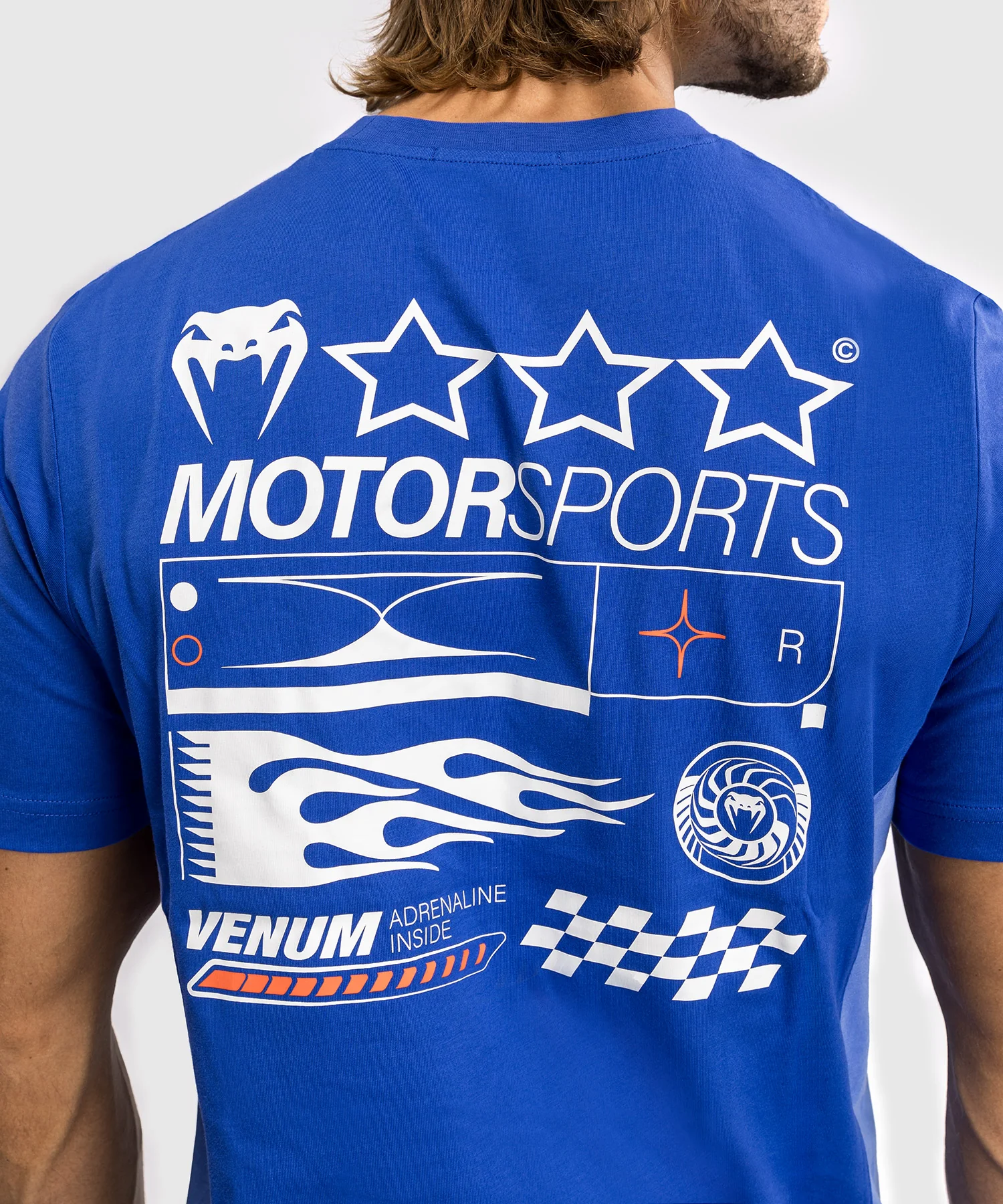 T-Shirt Venum Motorsport - Bleu Royal - Image 9