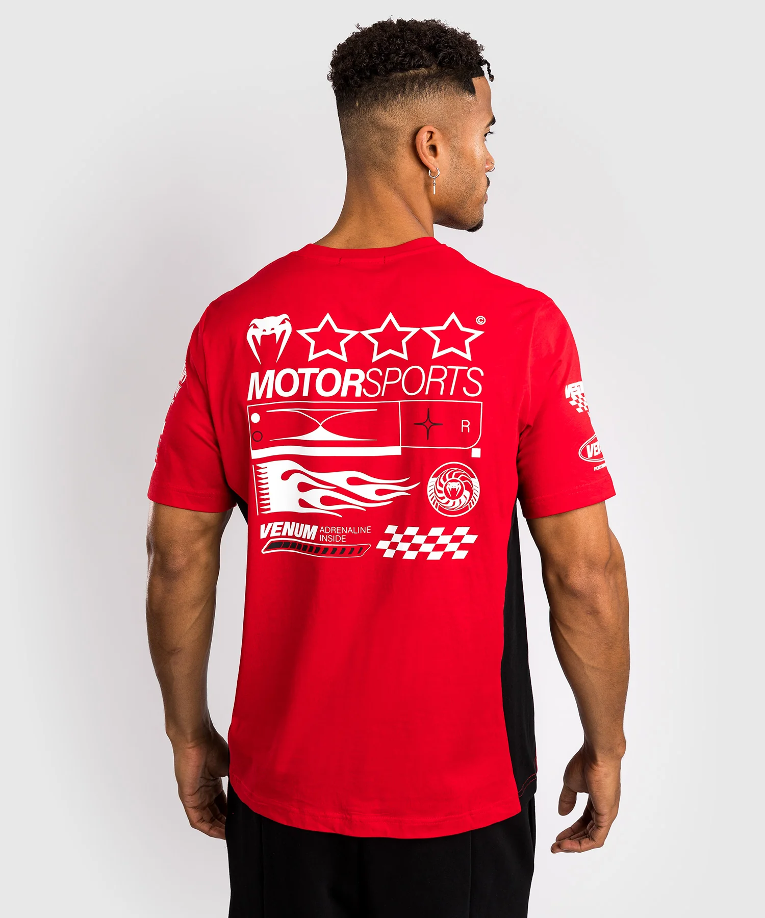 T-Shirt Venum Motorsport - Rouge Vif - Image 3