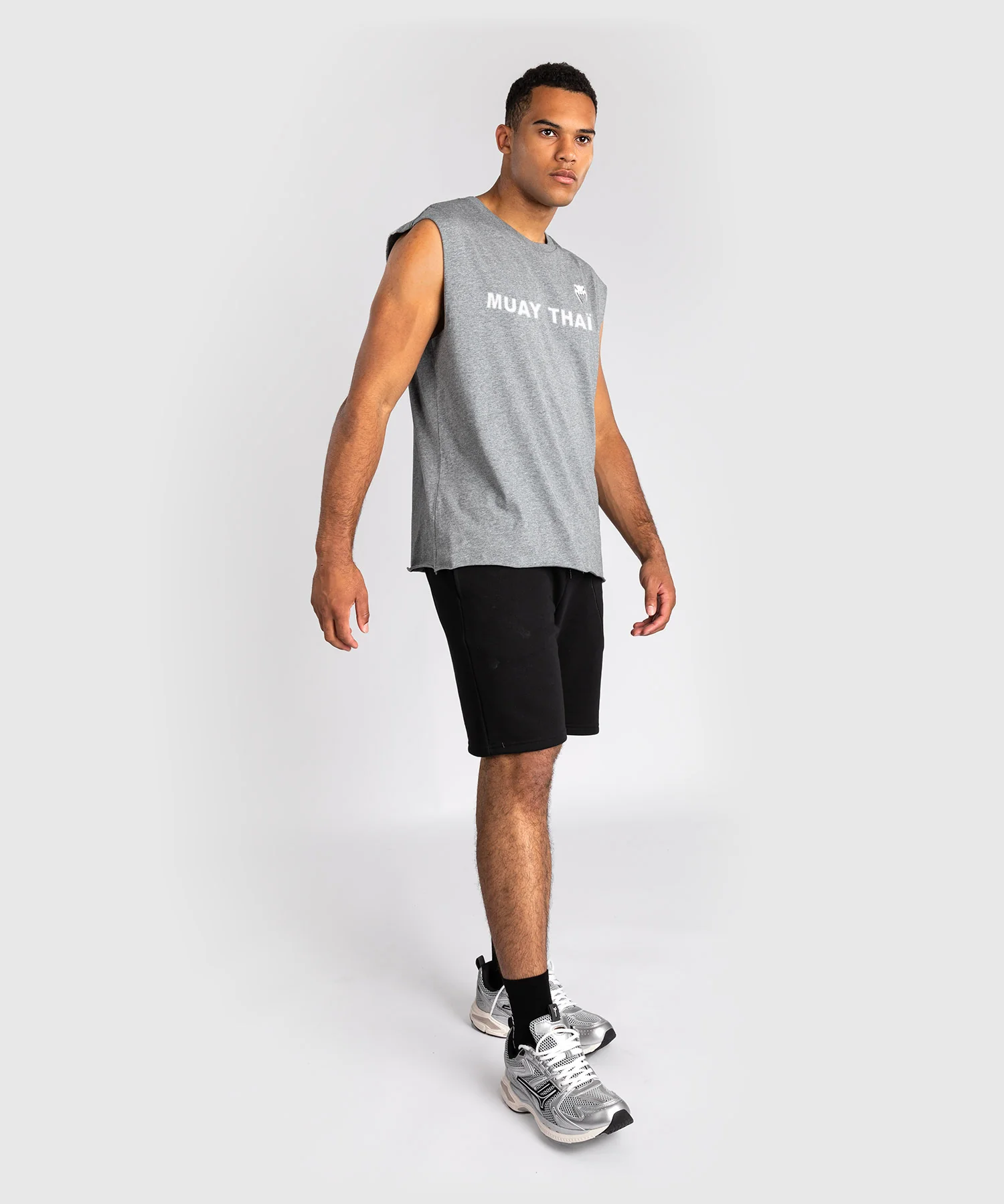 T-shirt Venum Muay Thai VT – Gris Chiné - Image 4