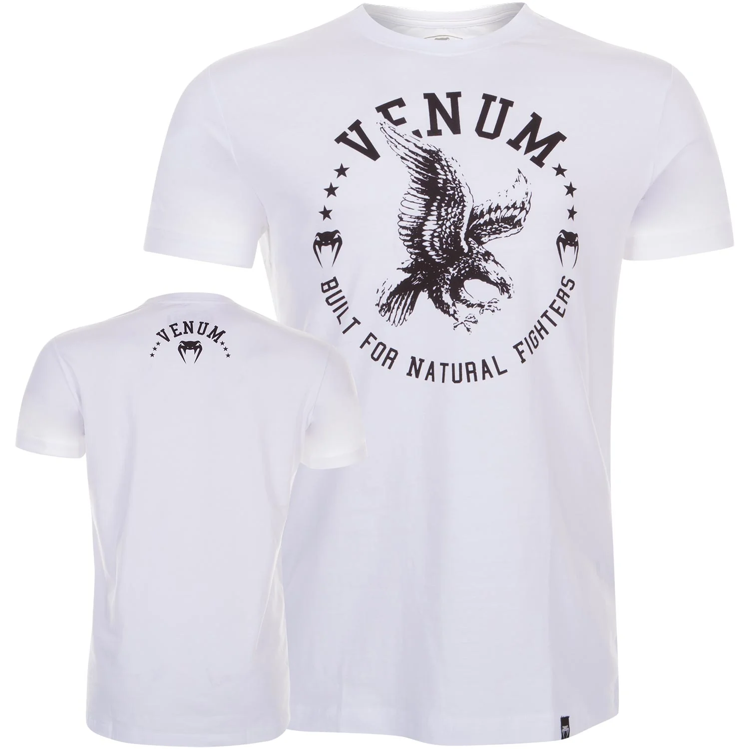 T-shirt Venum Natural Fighters Eagle - Blanc
