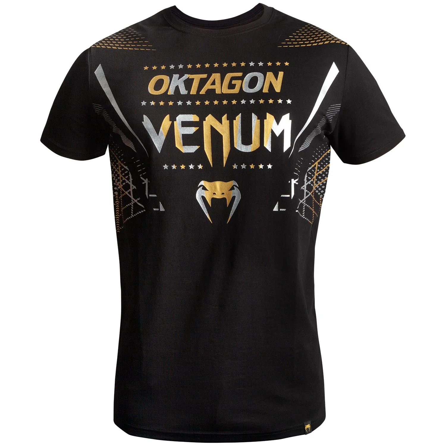 T-shirt Venum Oktagon - Noir/Doré-Argenté