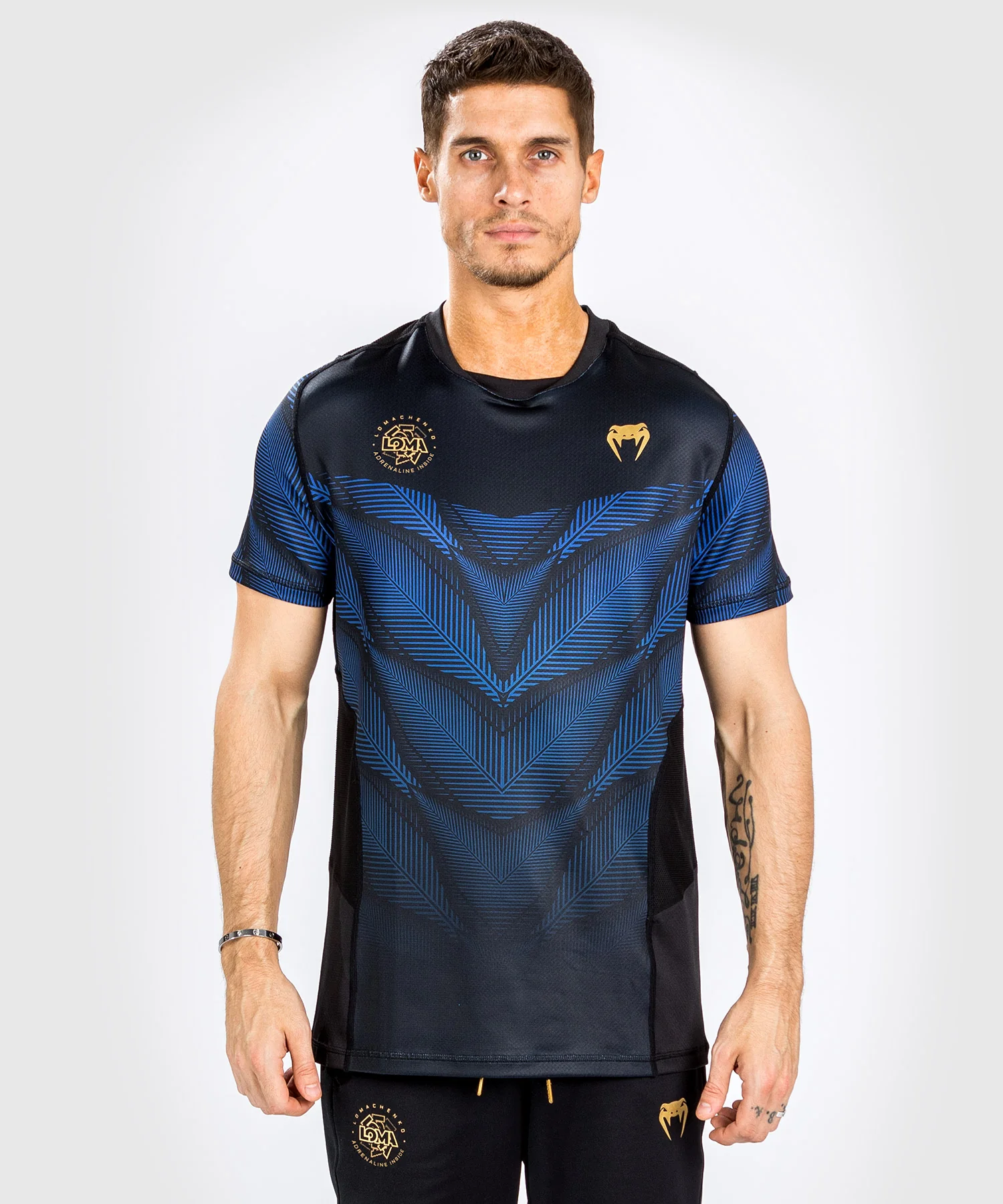 T-shirt Venum Phantom Loma Dry Tech - Noir/Bleu - Image 8