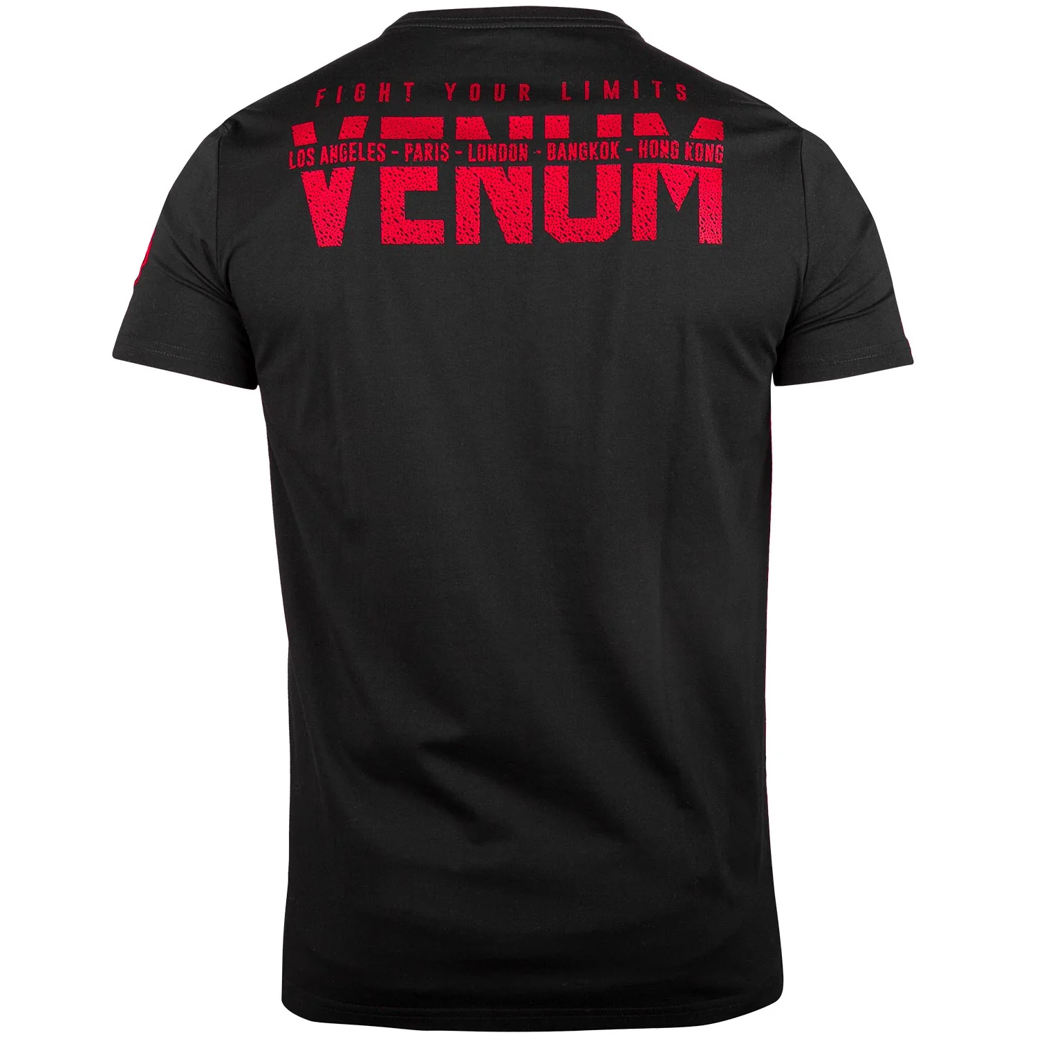 T-shirt Venum Signature - Manches courtes - Noir/Rouge - Image 4