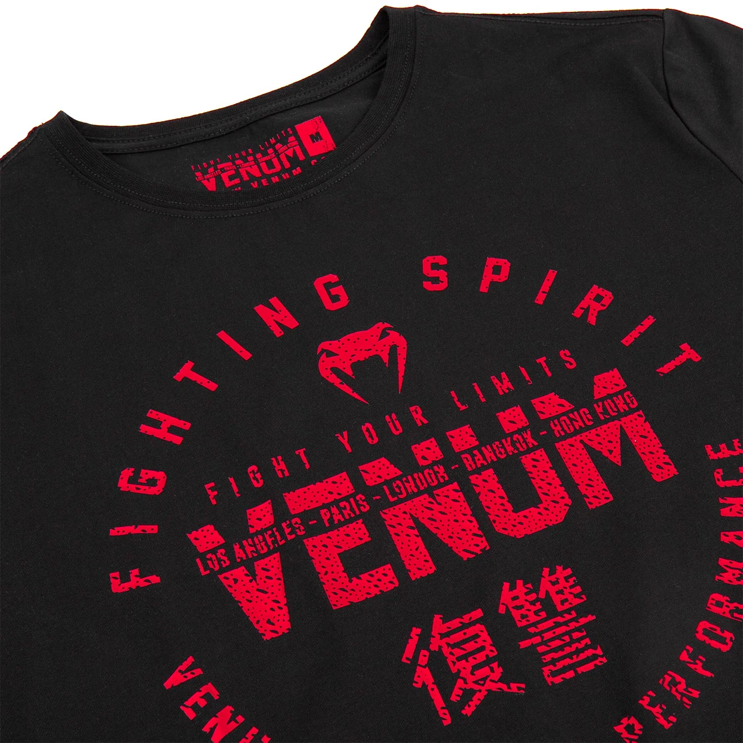 T-shirt Venum Signature - Manches courtes - Noir/Rouge - Image 5