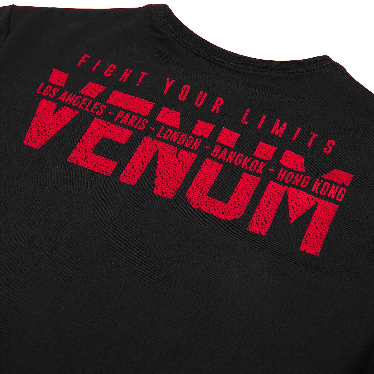 T-shirt Venum Signature - Manches courtes - Noir/Rouge - Image 6