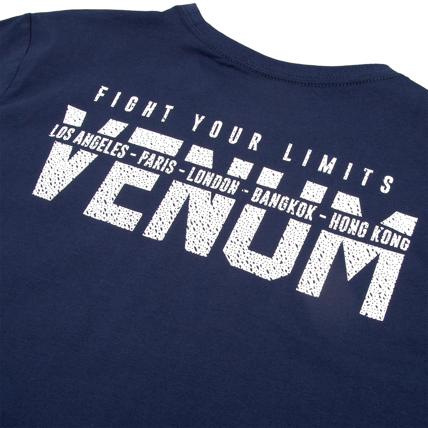 T-shirt Venum Signature - Manches longues - Bleu Marine/Blanc - Image 6